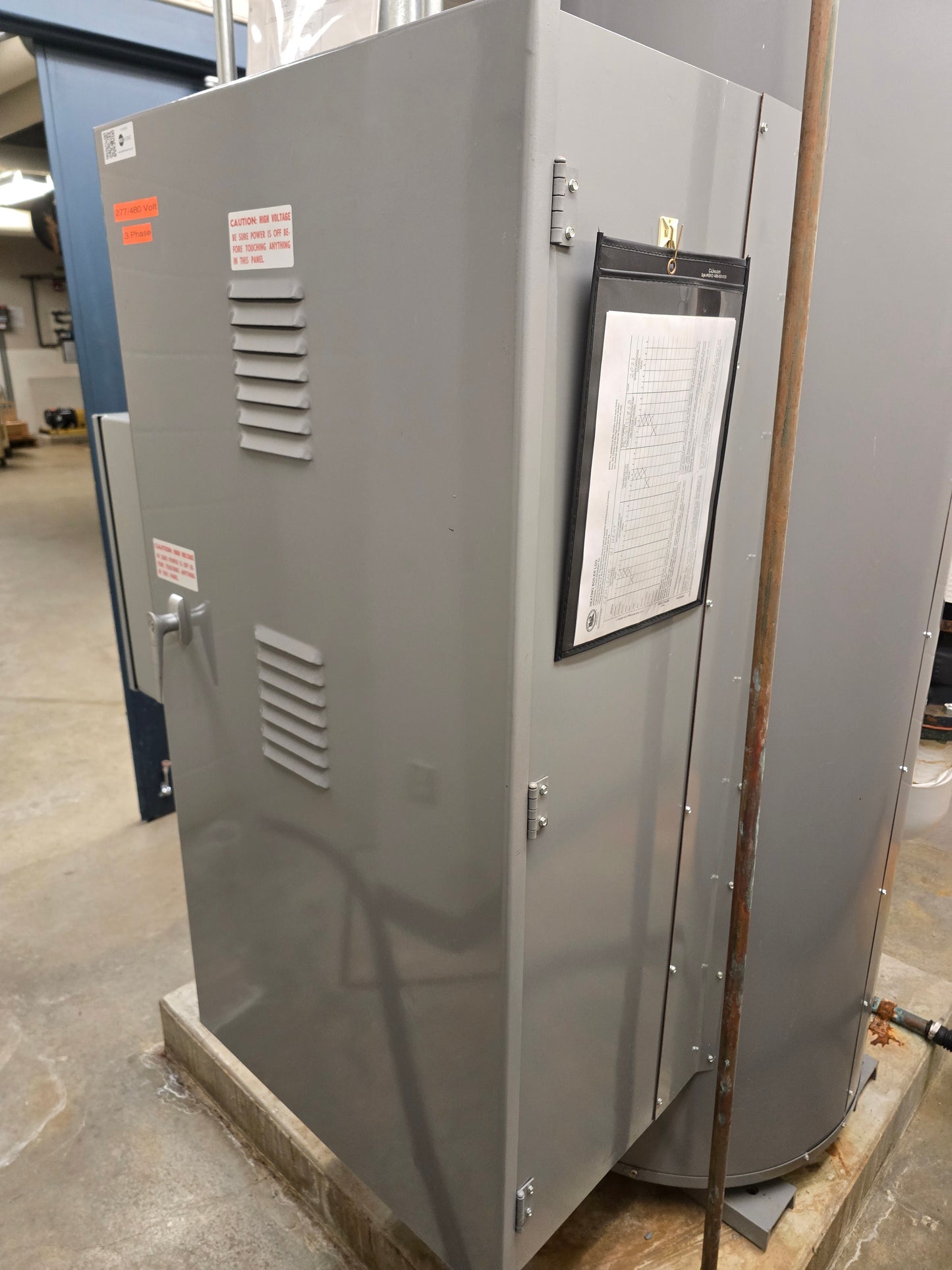 Cemline WB120EHB180 Industrial Electric Hot Water Boiler - 120 Gallon 180kW 480V 3PH