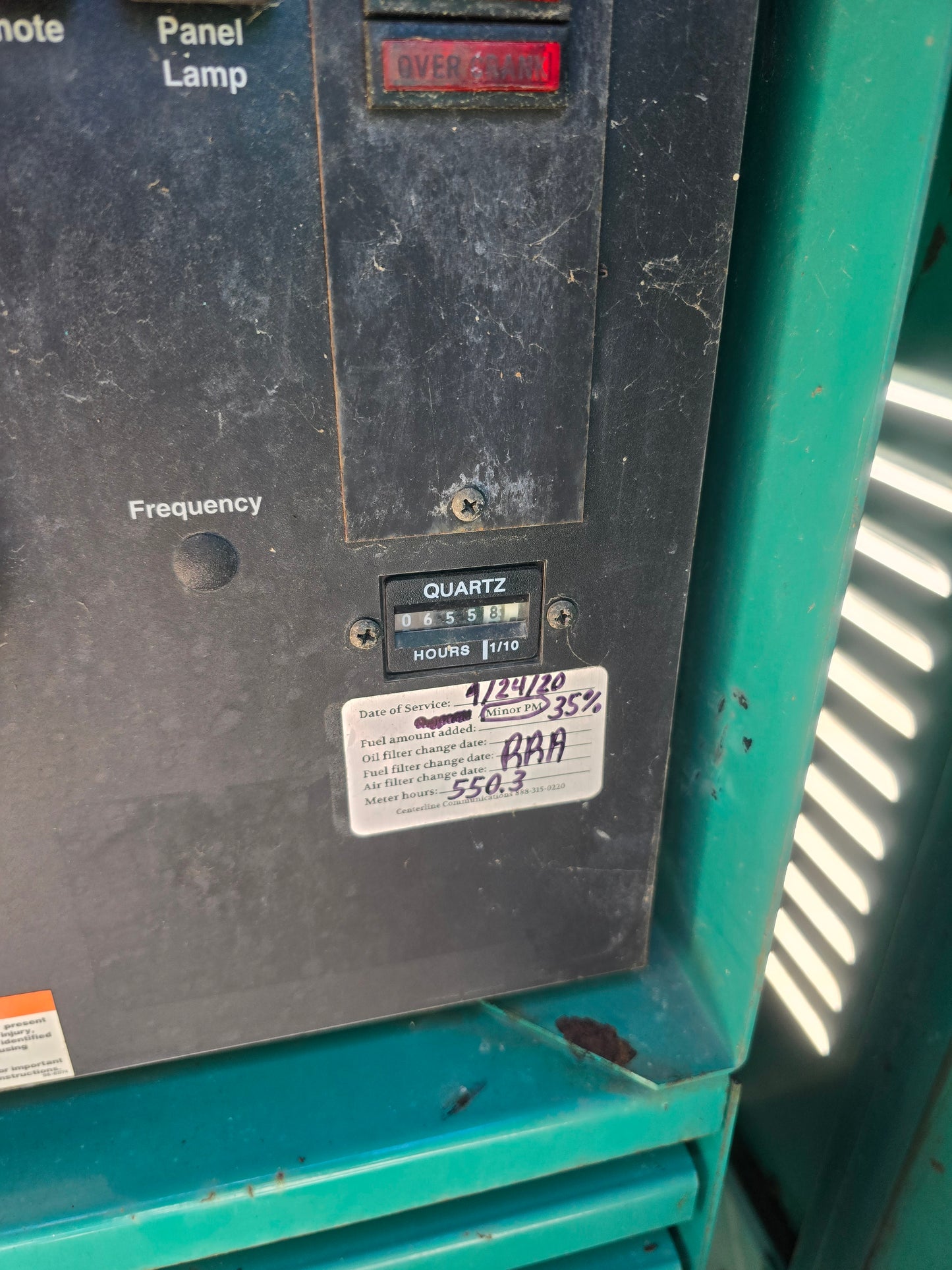 35kW Onan Nat Gas LP Generator 4.9 Ford '96 655hrs TESTED