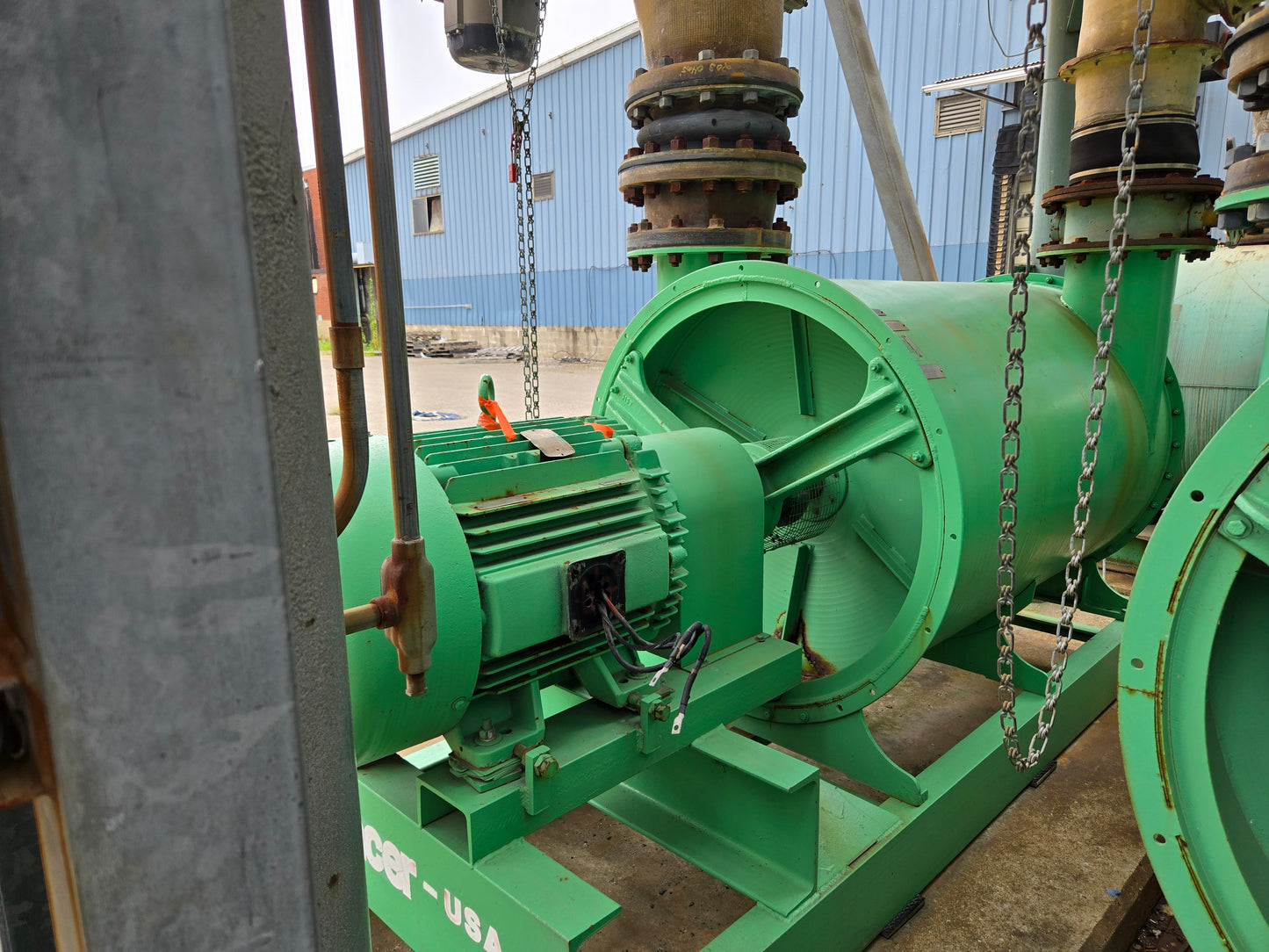 Spencer Turbine Centrifugal Blower Vacuum 100HP Baldor Motor 460V ECP4402T-4