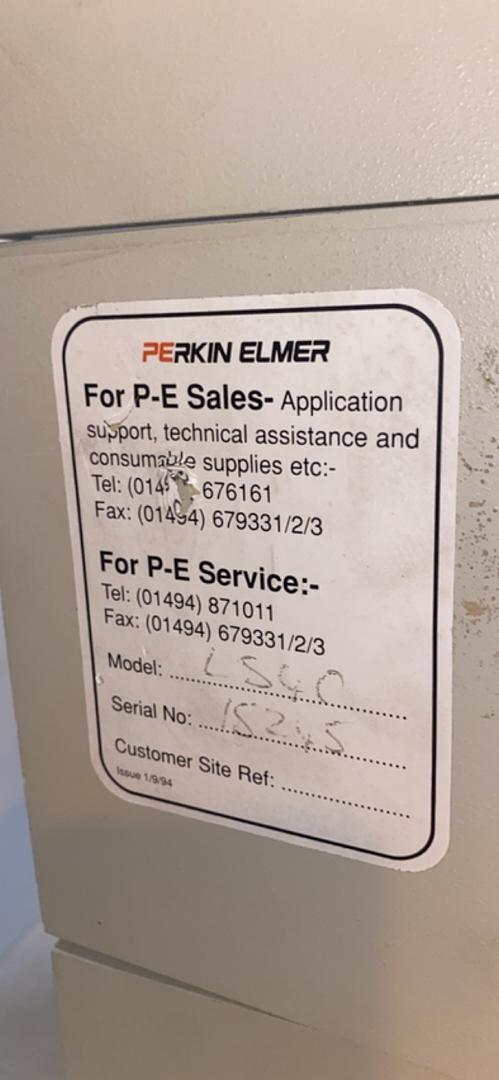 Perkin Elmer Fluorescence Detector LS40(S6LLST5359)