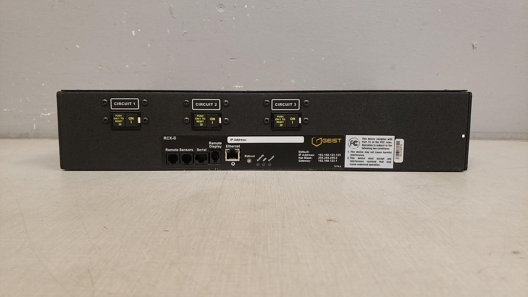 *Pickup Only* NEW Geist 2U PDU Strip 24A 2RCXR18315316BPS56D(S6LLST11178)