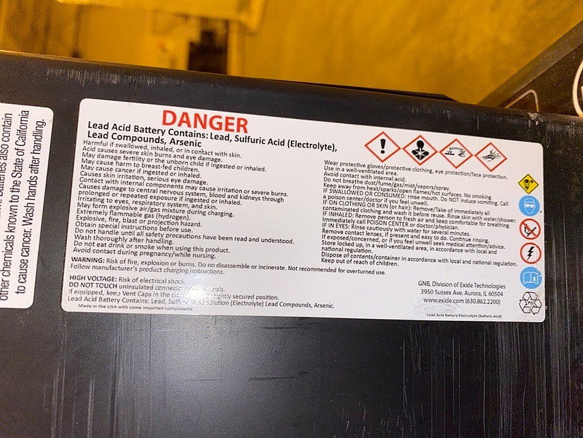 Sprinter Sealed Lead Acid Battery S12V370NG 82 Amp Hour '17-19140