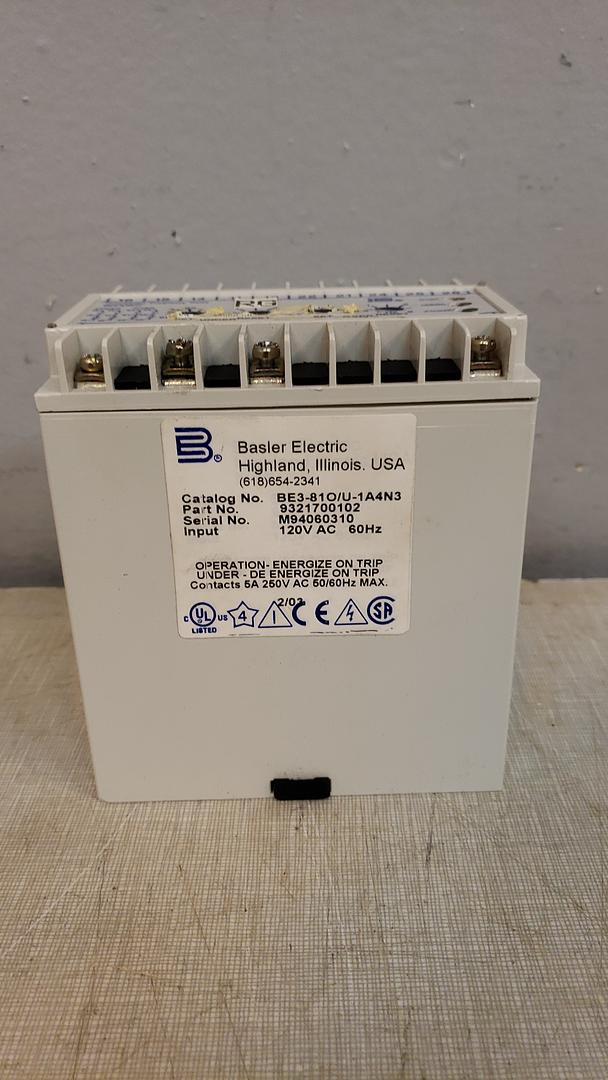 Basler Electric BE381O/U1A4N3(S6LLST9015)