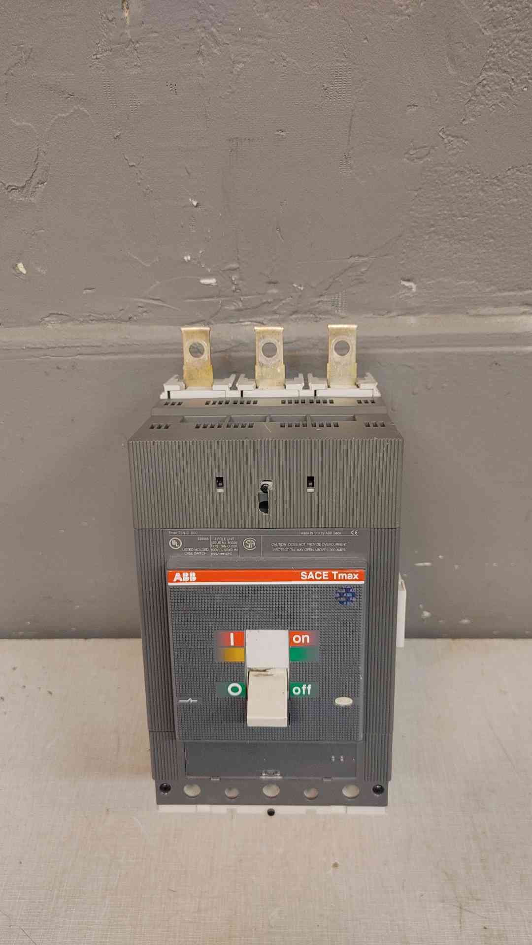 600A ABB Tmax T5ND 600 N5596 3 Pole (3610AA)