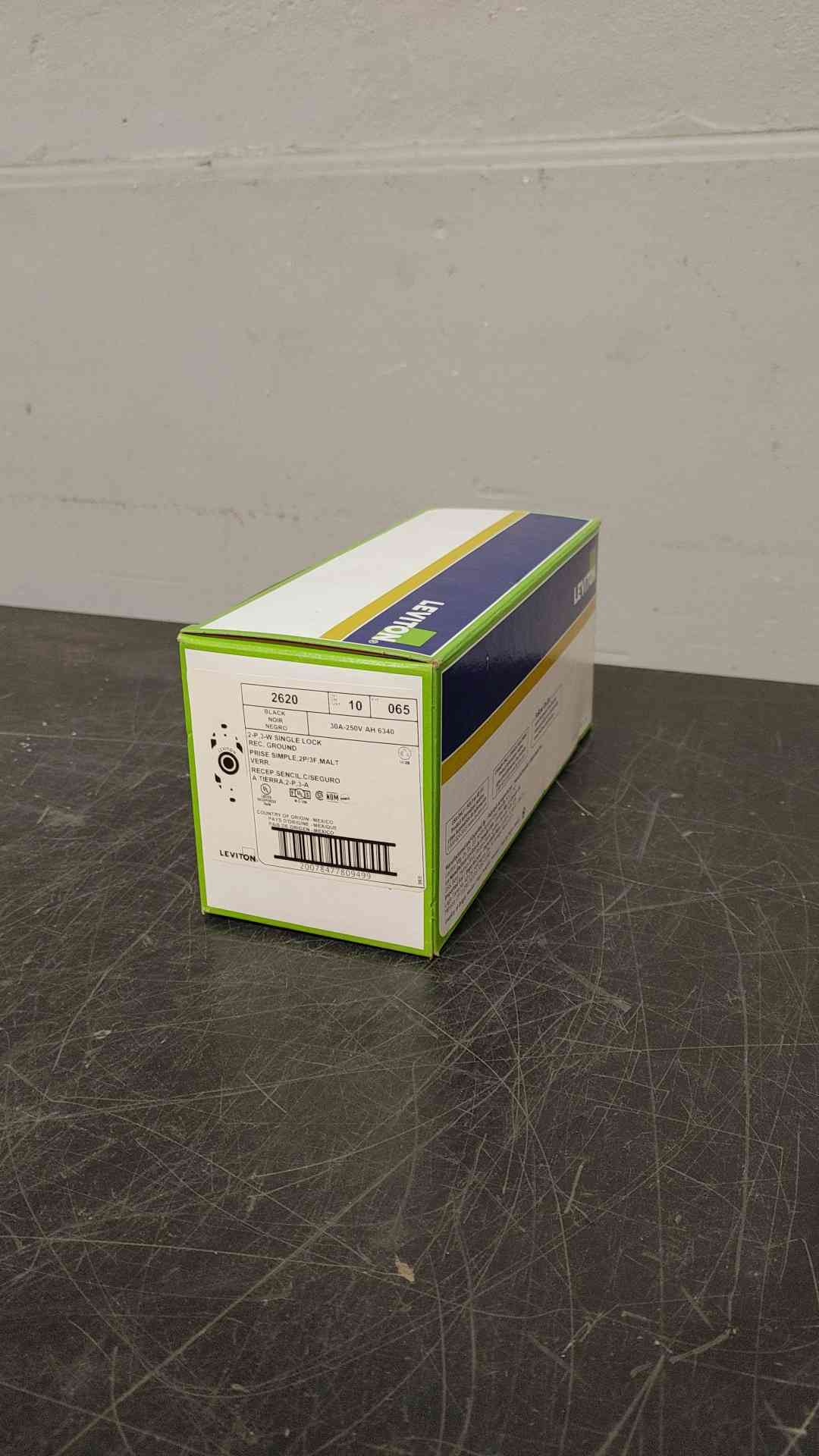 Box Of 10 Leviton L6-30 2 Plug 3 Wire Receptacle 30A 250V(103339)