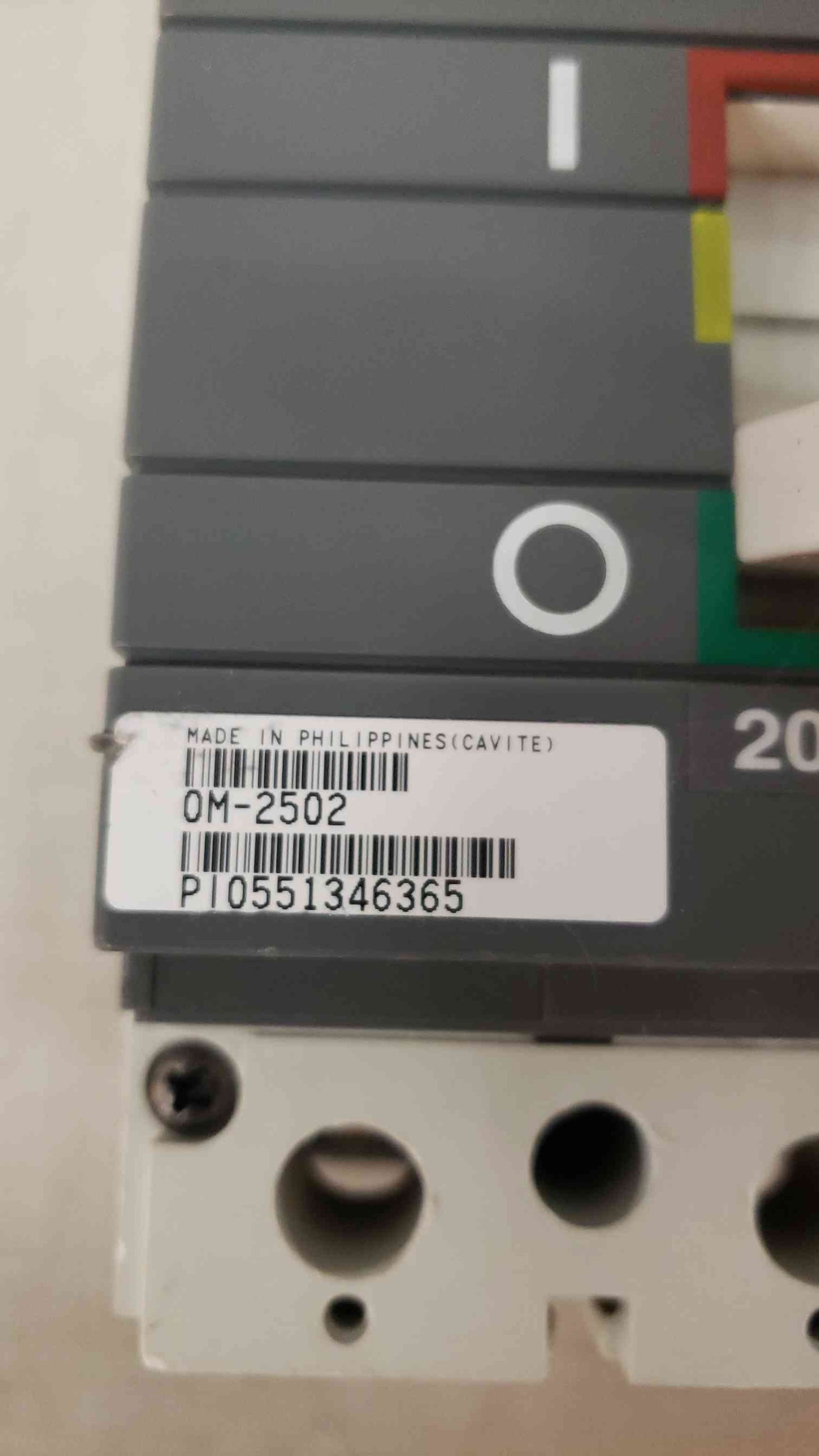 ABB SACE S3 200A 3 Pole Breaker OM-2502(104776)