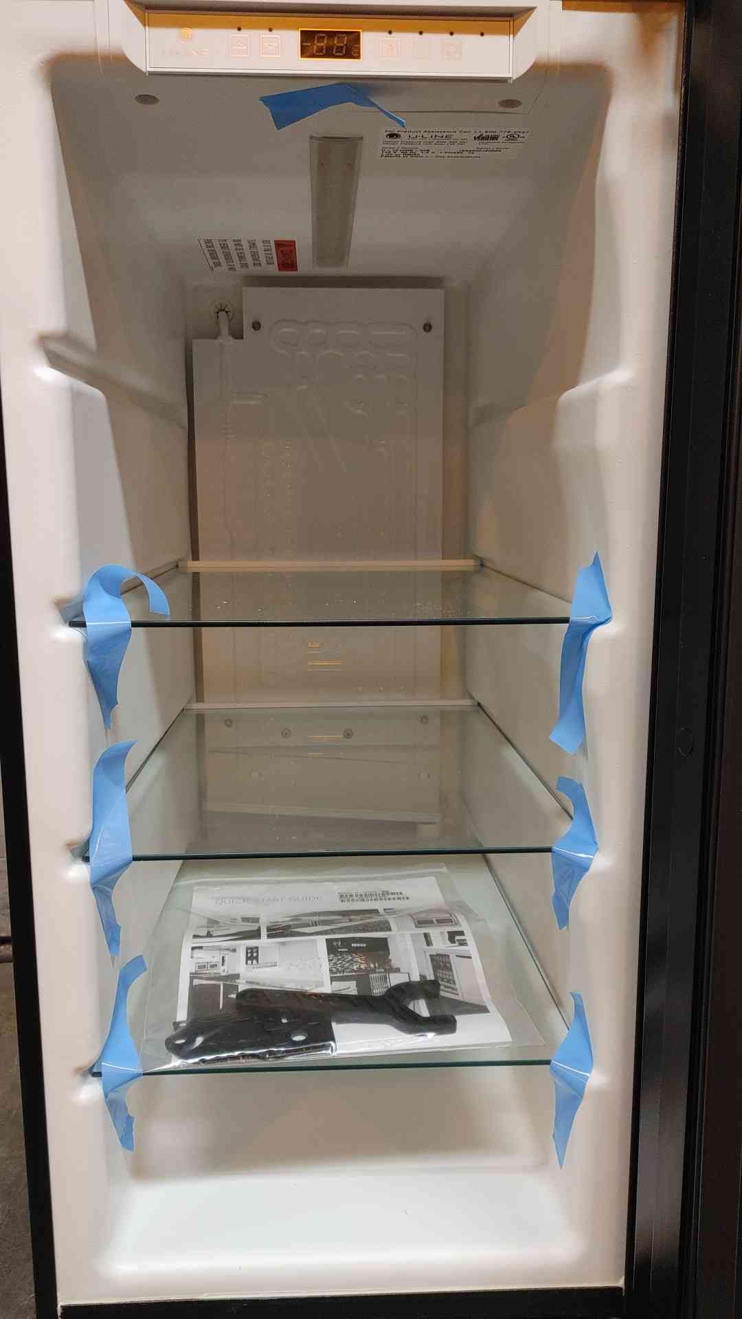 NEW U-Line Compact Refrigerator 115VAC 1PH 1.2A U-1215R-00B
