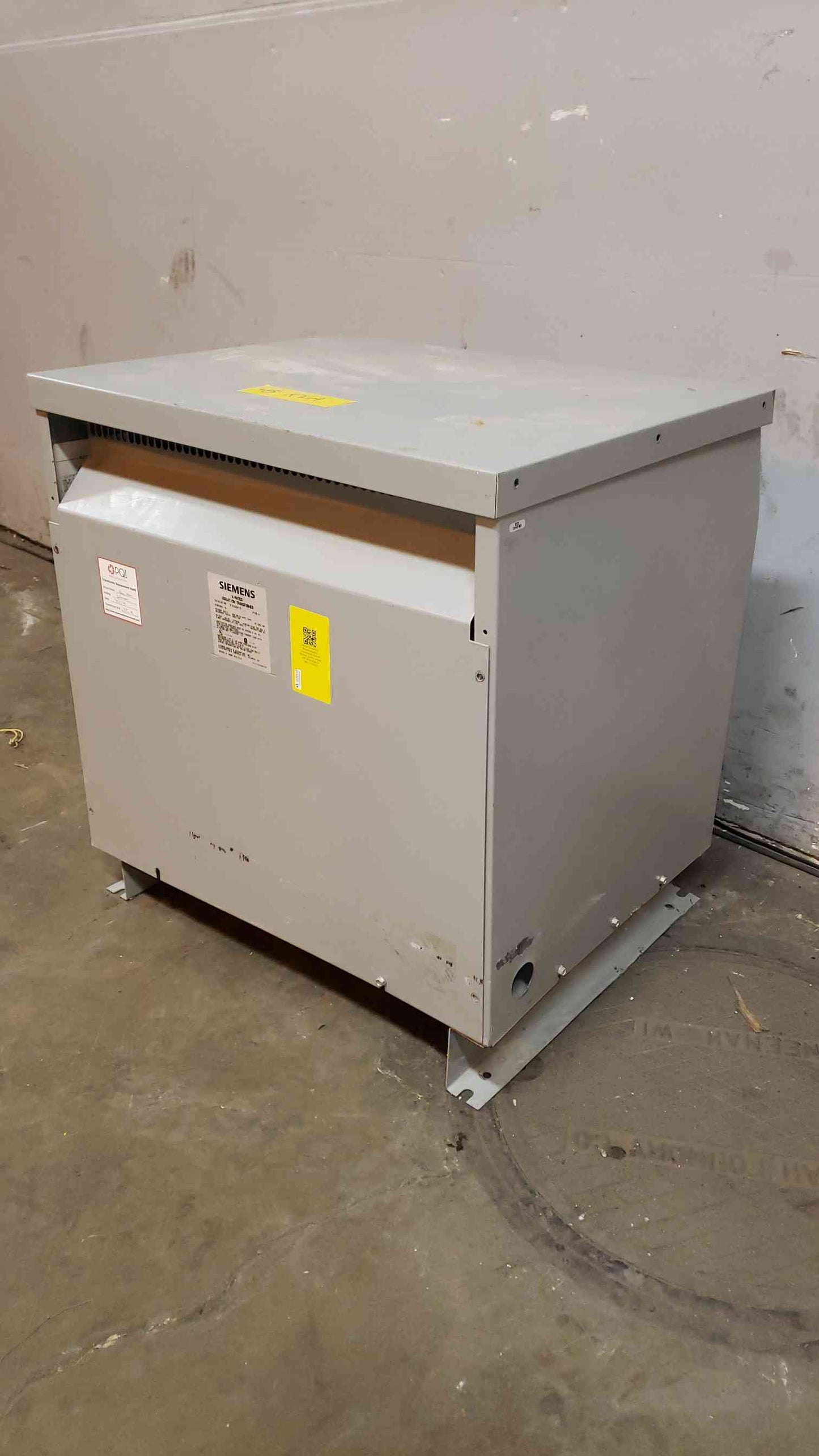 Westinghouse 45KVA 480v x 208Y/120 3PH Transformer U48M28T45K (SKU: 106919)