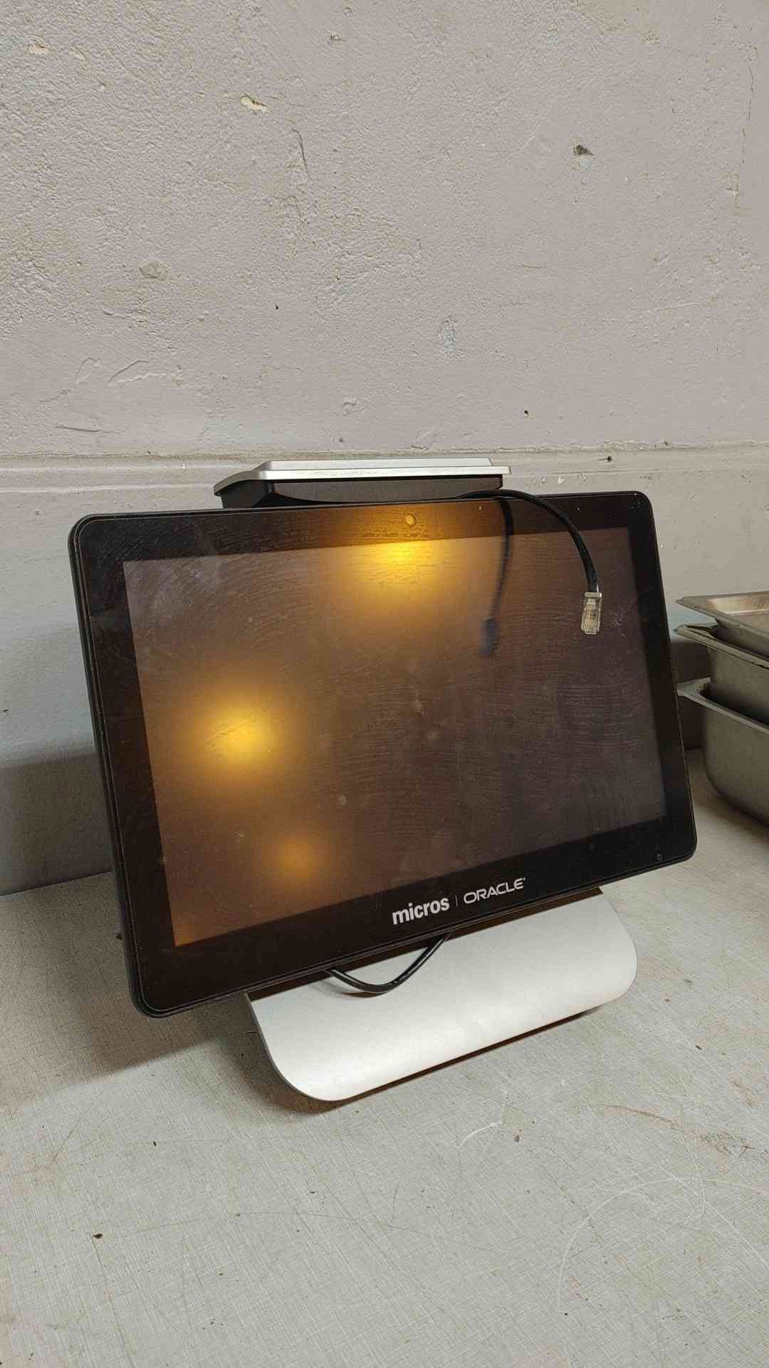 Oracle Micros POS Docking Station Terminal with stand