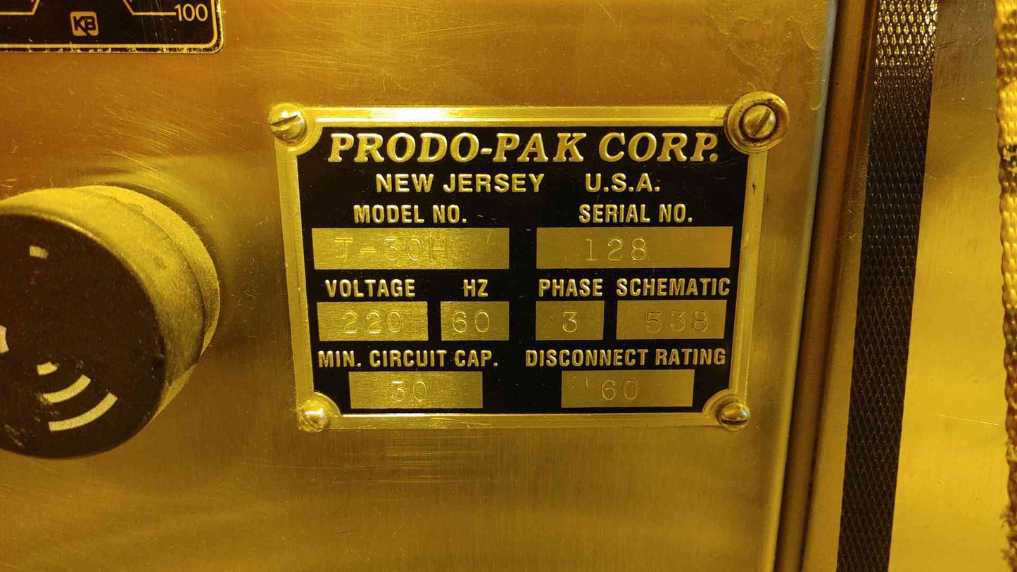 ProdoPak T30H Stainless Steel Plastic Tube Filler 220V 3PH