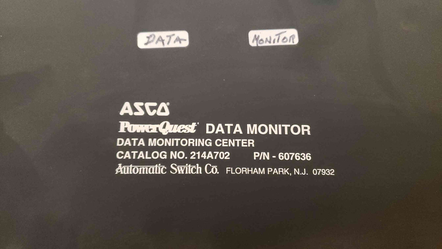 ASCO PowerQuest Data Monitor 214A702 (SKU: 107864)