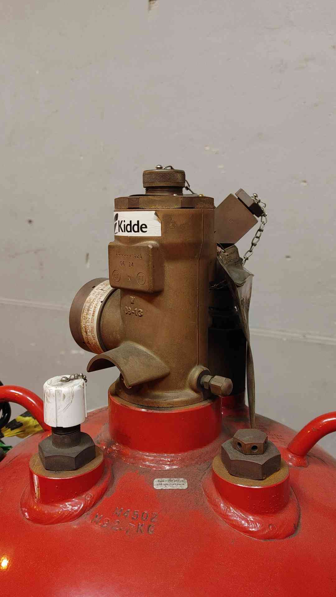 236 Lbs Kidde Clean Agent Fire Suppression Tank Cylinder FM-200