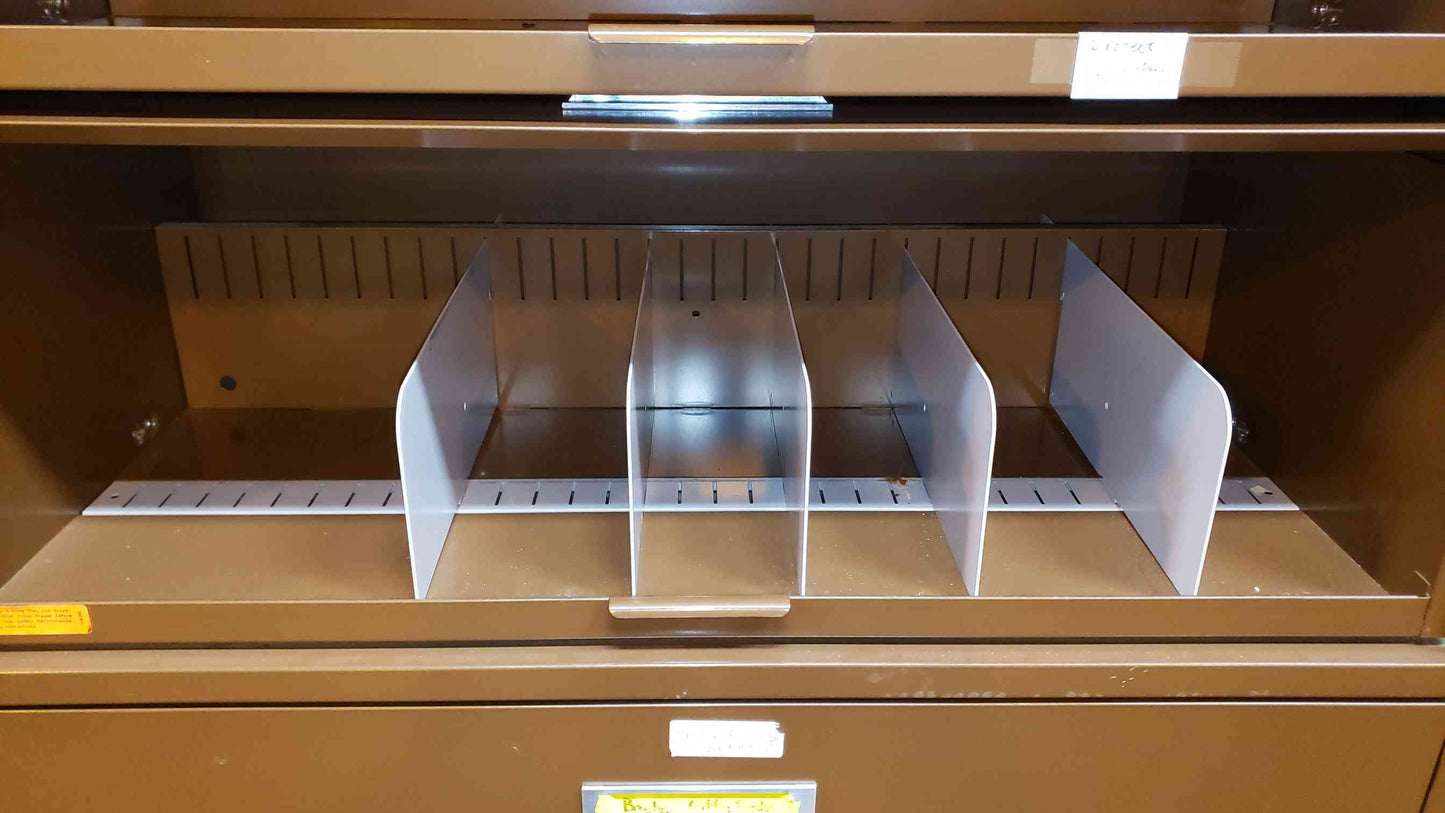 3' Brown 5 Tier Filing Cabinet (SKU: 108009)
