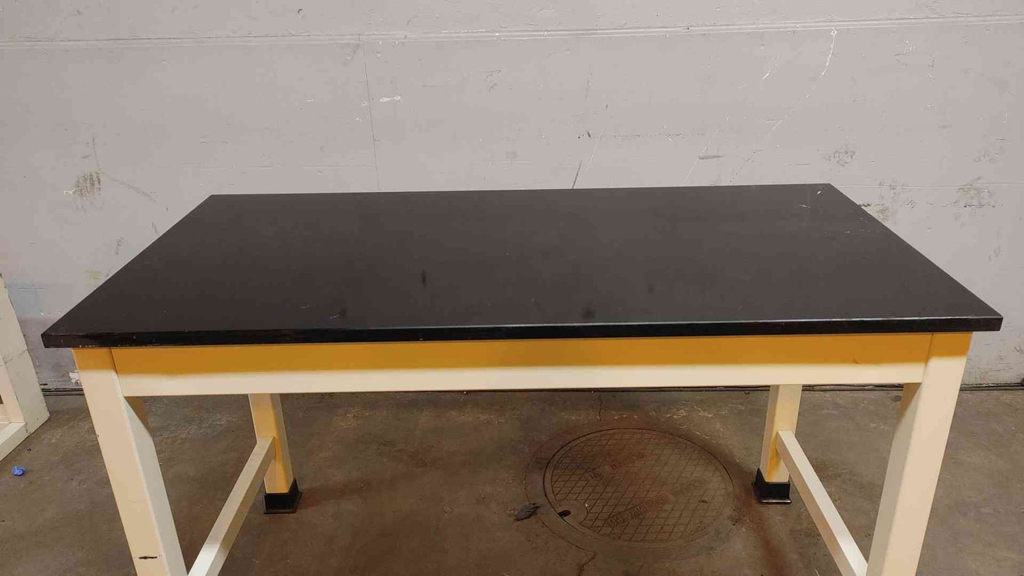 5' Black Epoxy Table Lab Desk
