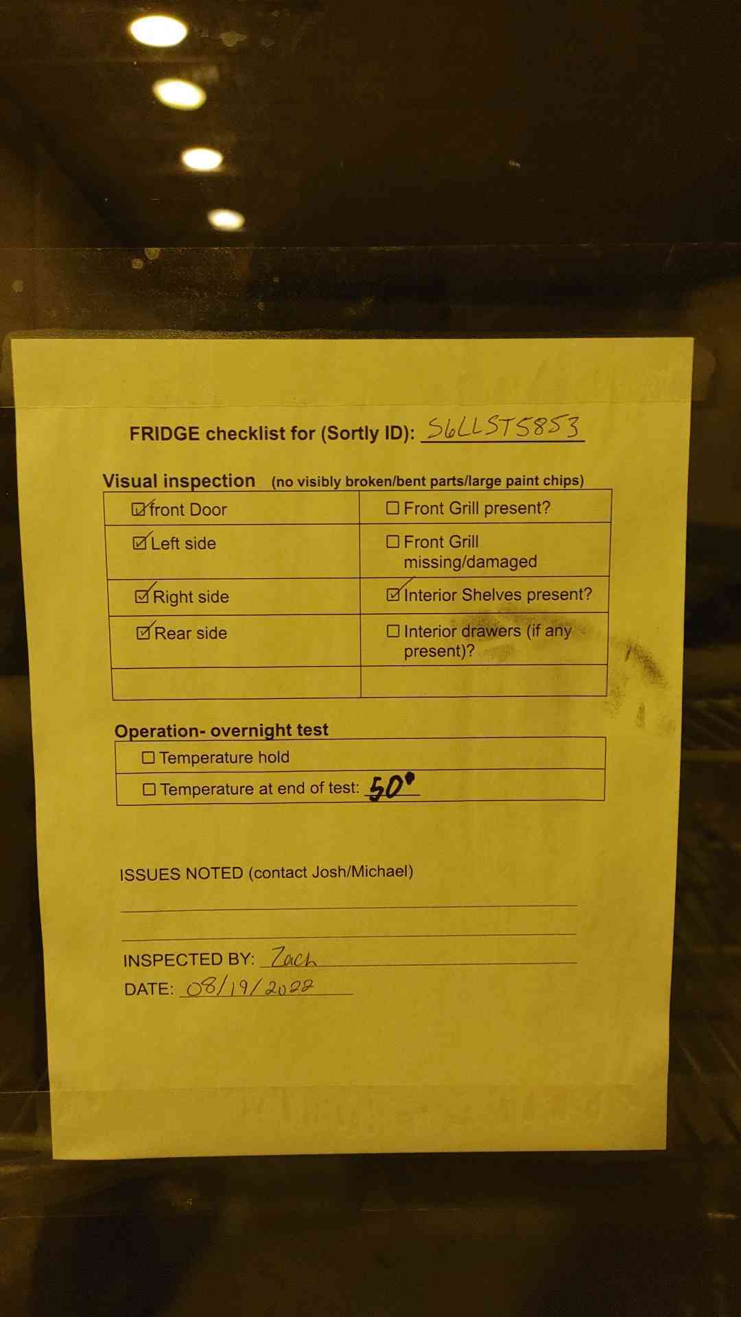 Marvel Scientific 6CAR7018 Undercounter Lab Refrigerator