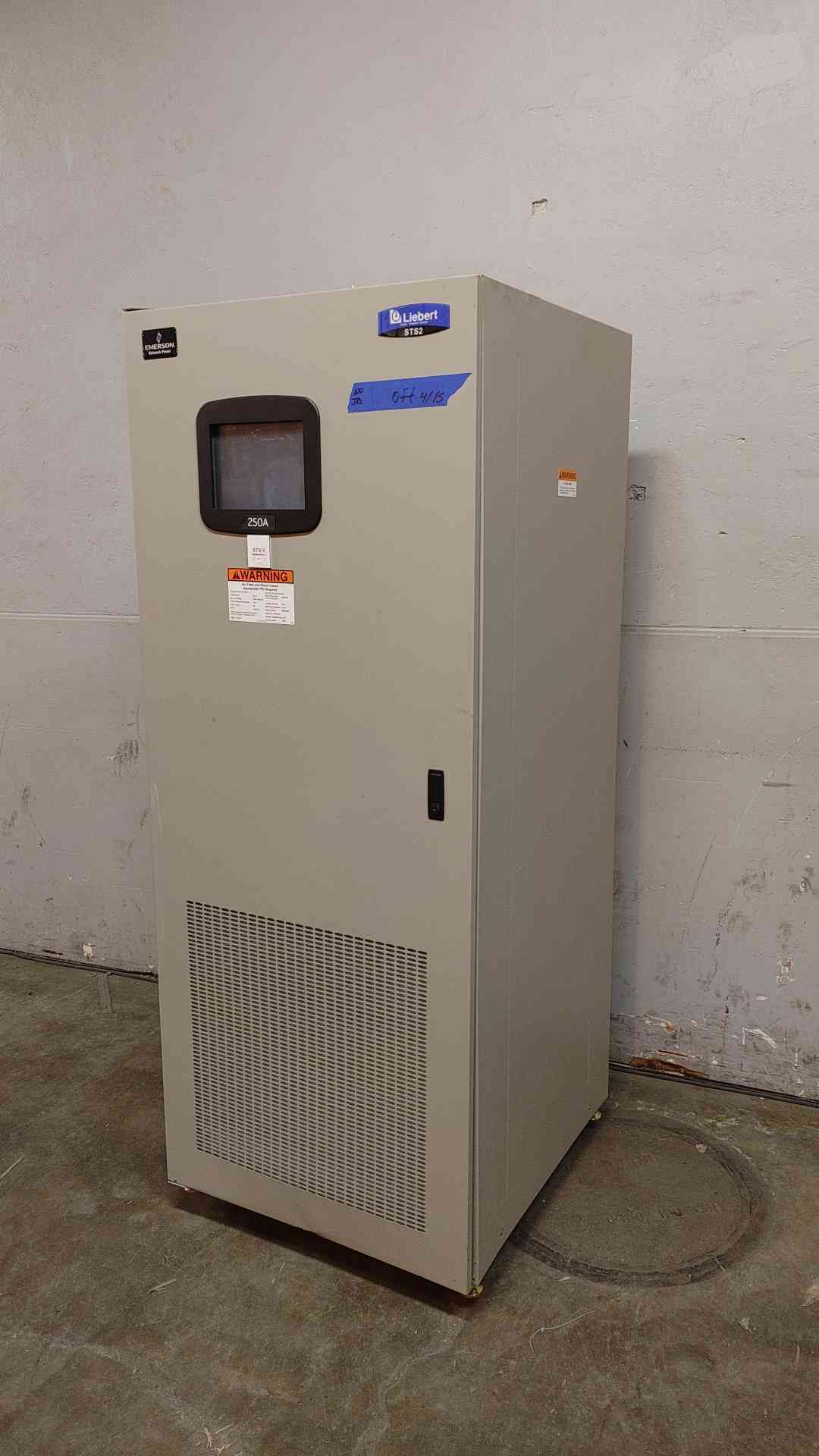 Liebert Static Transfer Switch 250A 3PH 4W 480V STA0250A12 (108239)