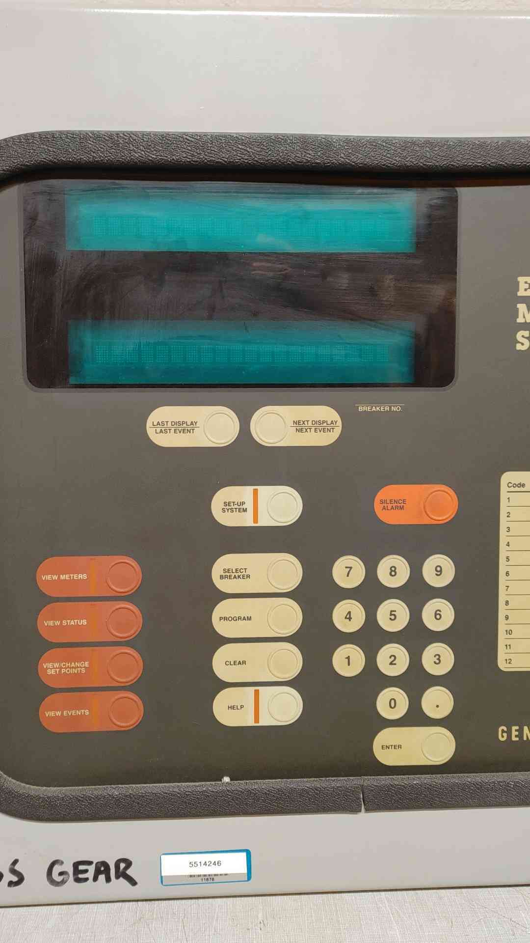 General Electric Epic MicroVersaTrip Bypass System 20D2 (108261)