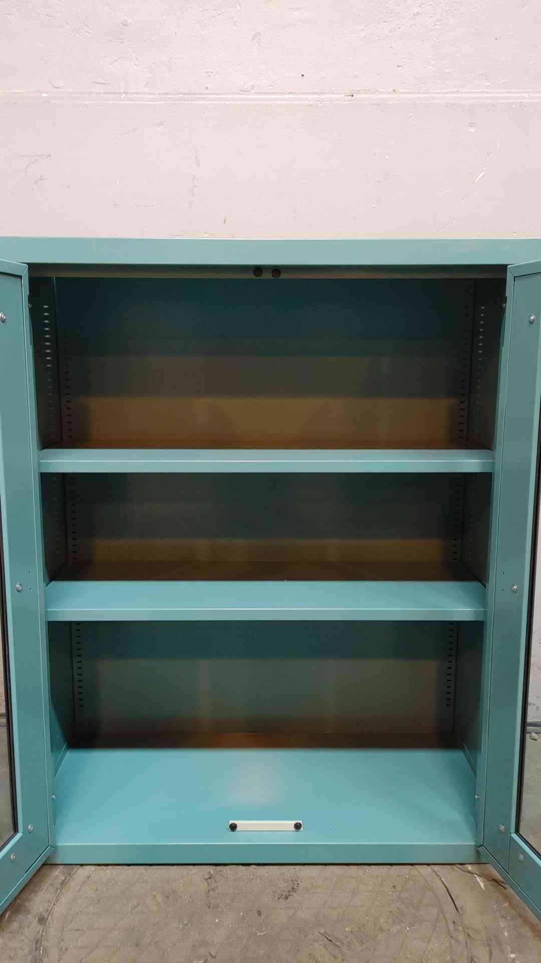 3' Duralab Dual Glass Doors Overhead Casework (108335)