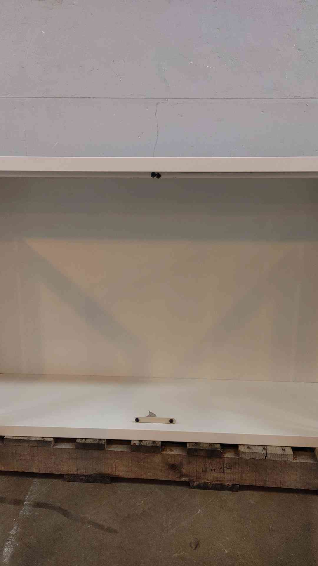 4' Recessed Dual Glass Door Overhead Casework (108755)