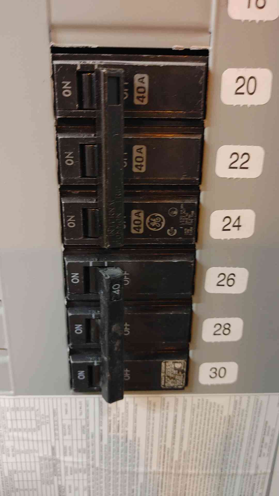 GE A Series 2 Panelboard AQU3302RCX 225 AMP 208/120 V 3 PHASE 4 WIRE (108846)