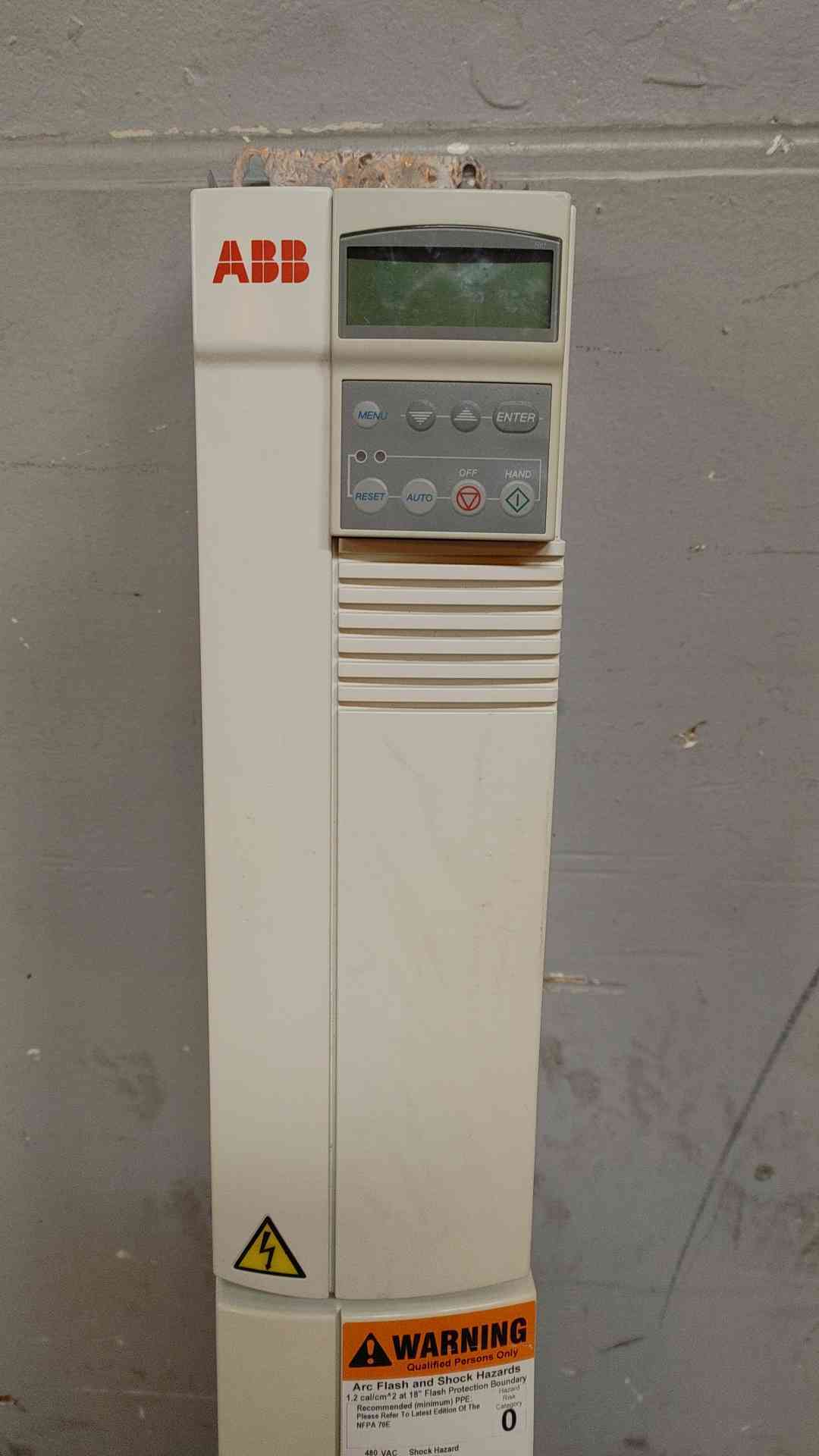 7.5HP ABB ACH401C00932 Control Panel 3PH 380-480VAC w/ Bypass (108943)