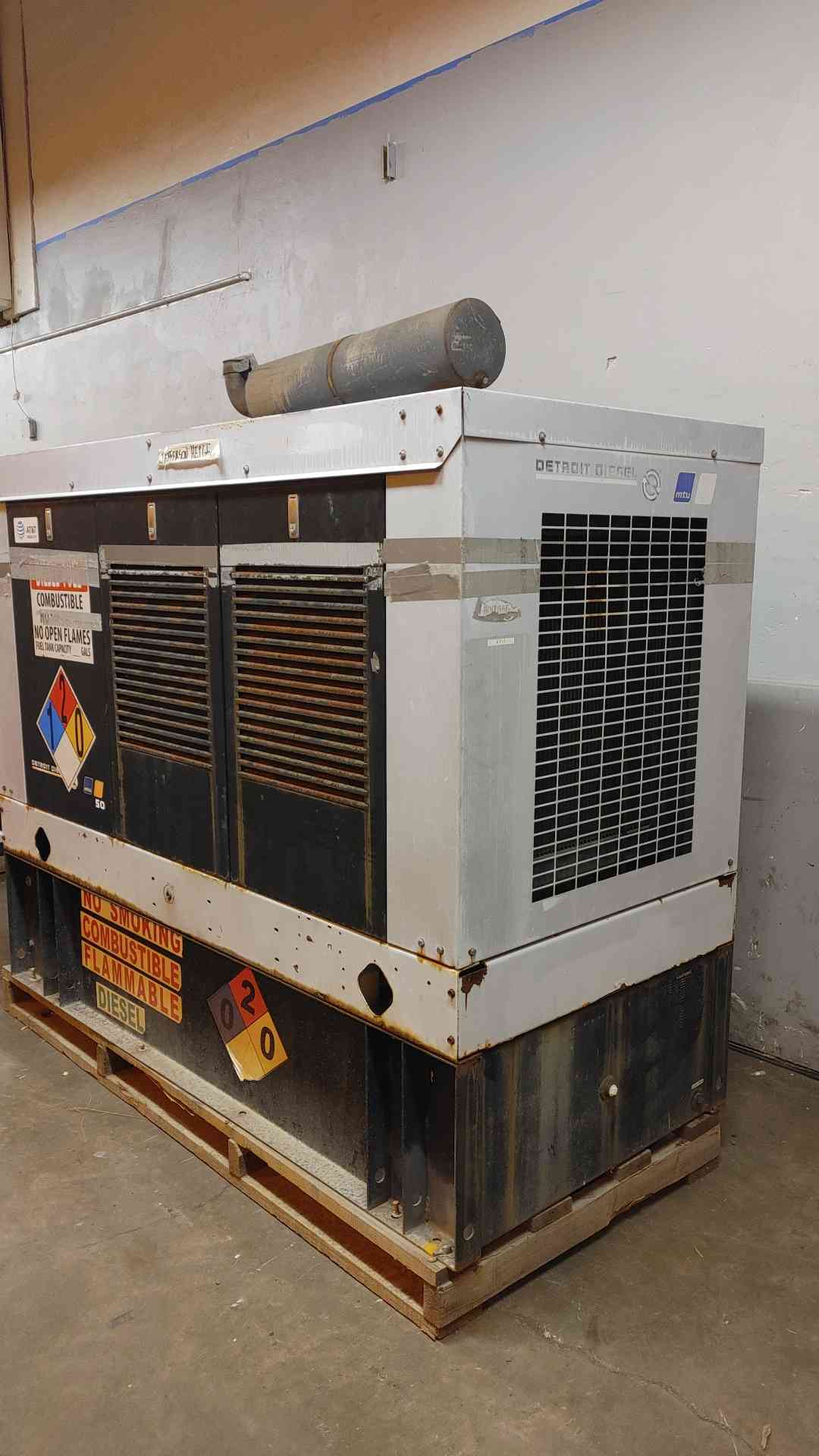 55KW Detroit Diesel John Deere 1PH 50DSEJB 598Hrs TESTED (109012)