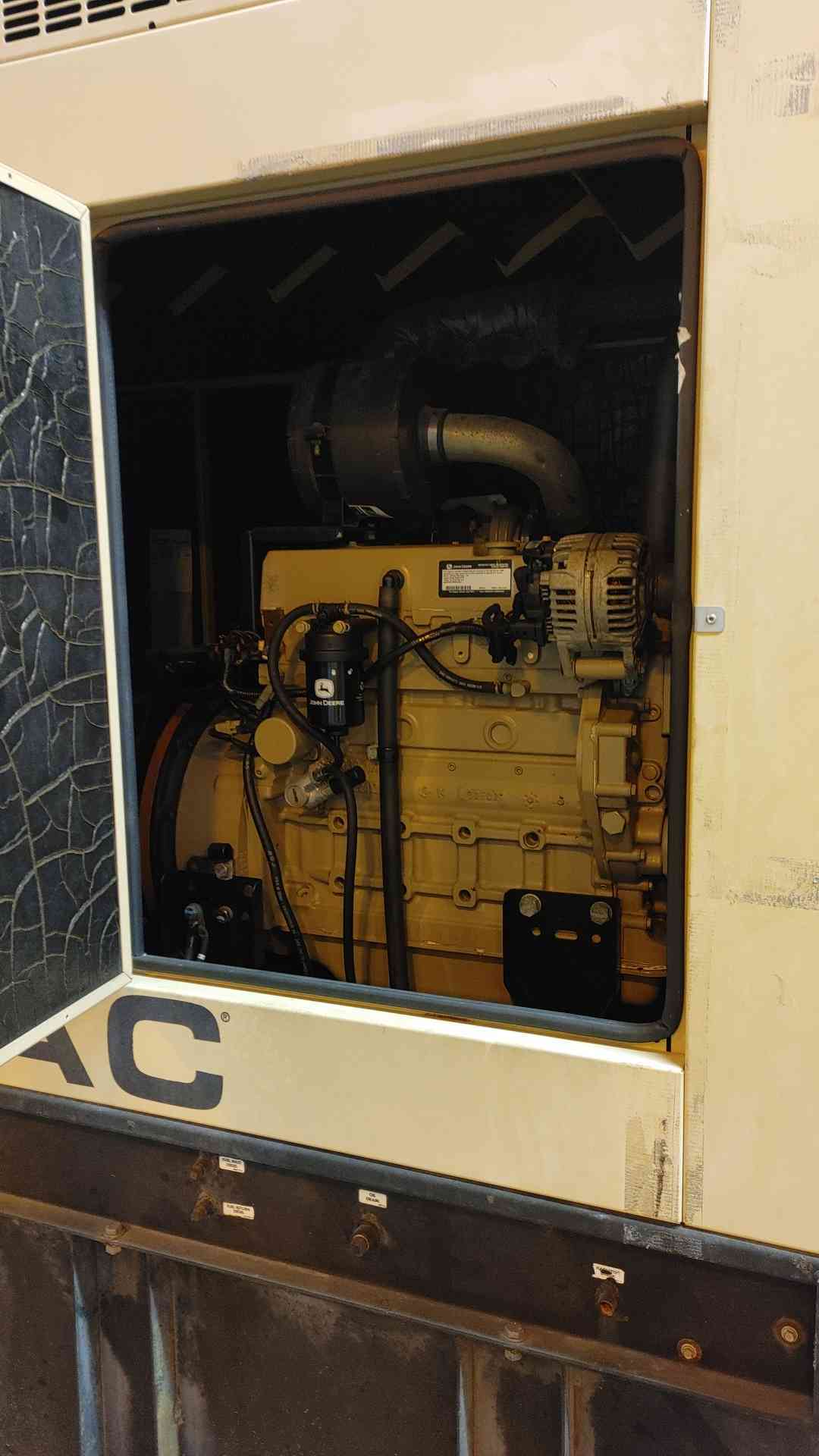 50KW SD050 Generac John Deere Diesel Generator 1Ph 782Hrs TESTED (109032)