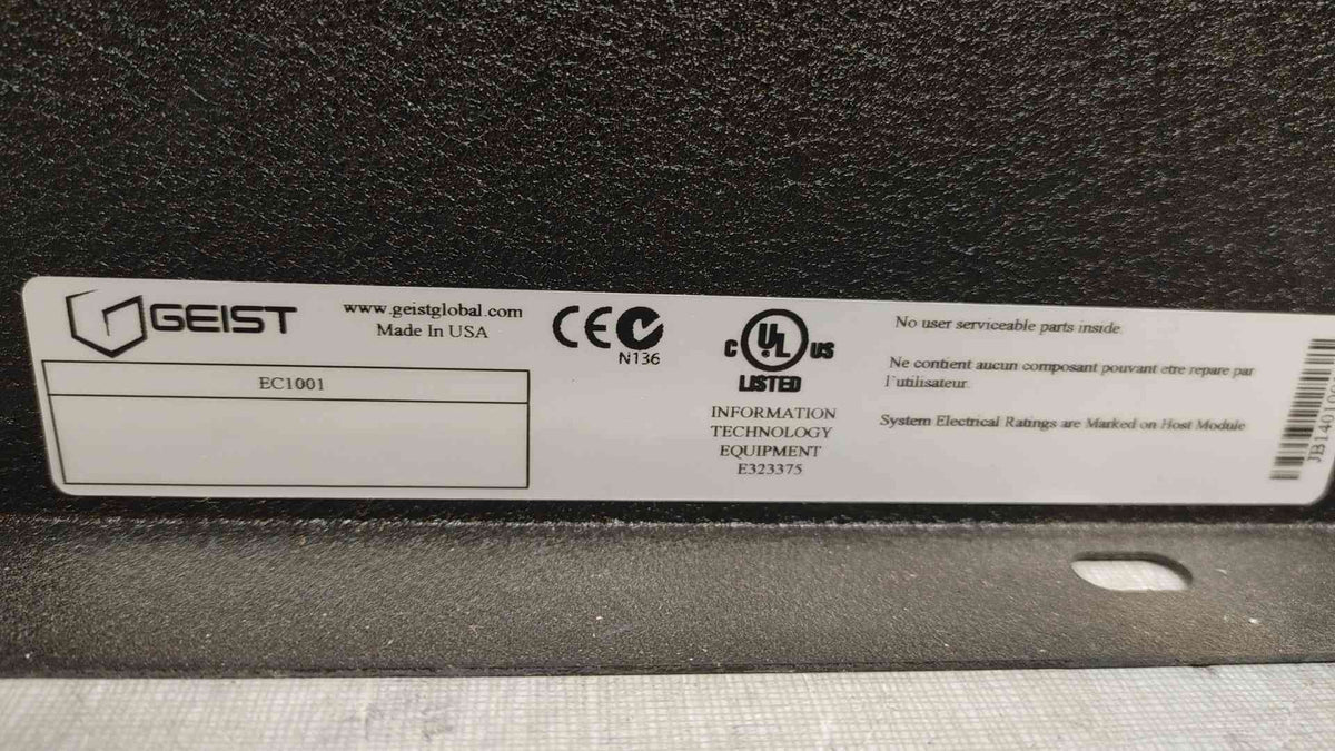 Geist EC20D Containment Cooling System AA1001H (109179)