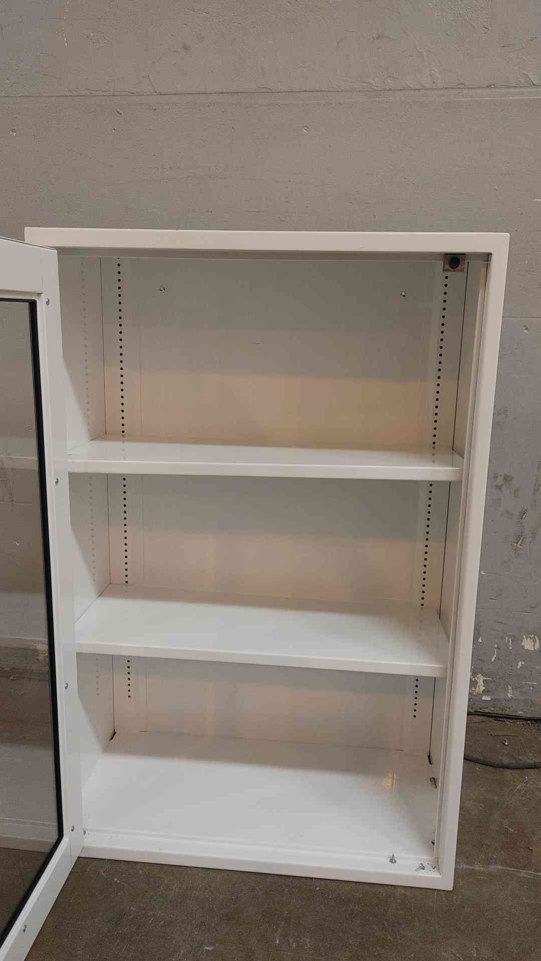 2' Jamestown Single Glass Door Overhead Casework (109232)