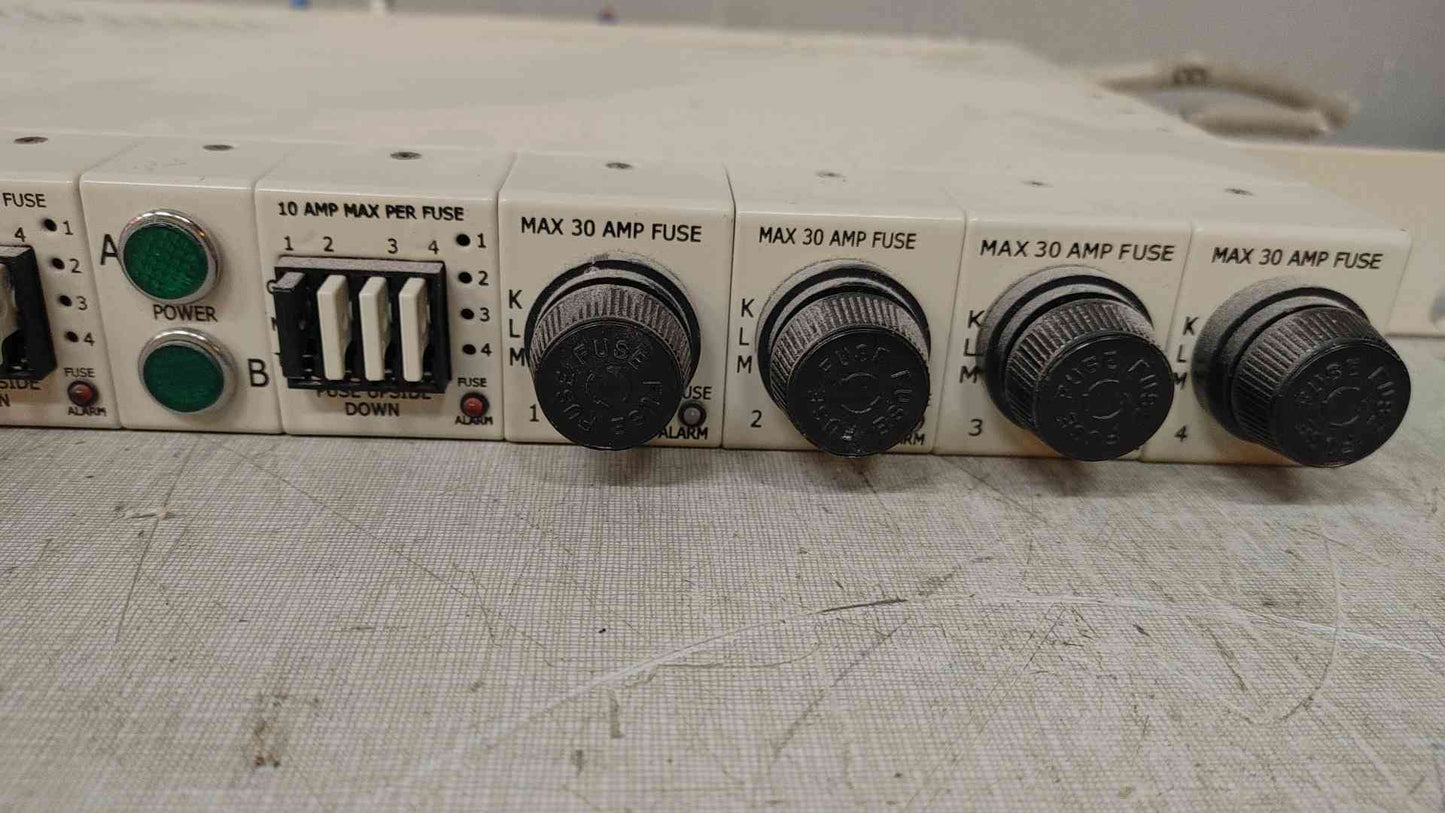 TE PowerWorx 100A Max -24/-48VDC ADC Fuse Panel Power Distribution