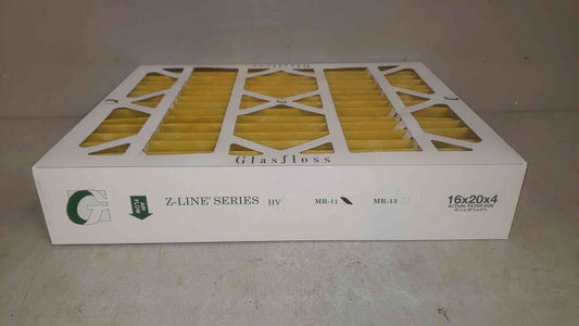 NEW Glasfloss 16x20x4 Merv 11 MR-11 Pleat M1116204 (SKU: 109869)