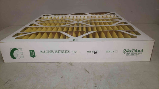 NEW Box of 6 Glasfloss 24x24x4 Merv 11 MR-11 Pleat M1124244 (SKU: 109870)