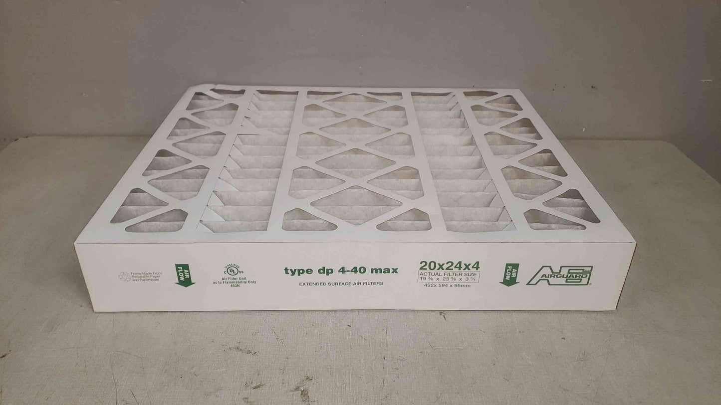 New Box of 6 Airguard 20x24x4 DP Max MX40-STD4-411 0450463 (SKU: 109875)