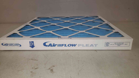 New Box of 12 Airflow Products Merv 10 20x20x2 Airflow Pleat AFP2000-20202 (SKU: 109878)