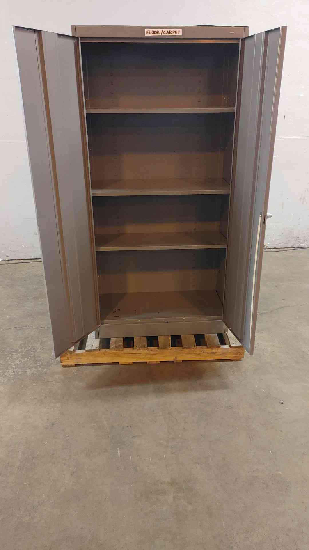 6' Tennsco Metal Storage Cabinet with Shelves 36x18x72 (SKU: 109886)