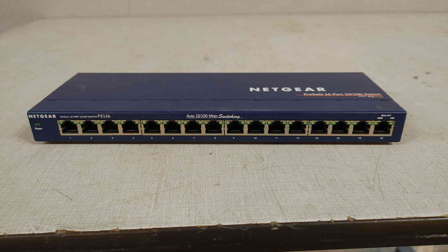 NETGEAR Prosafe 16-Port 10/100 Switch FS116 (SKU: 109990)