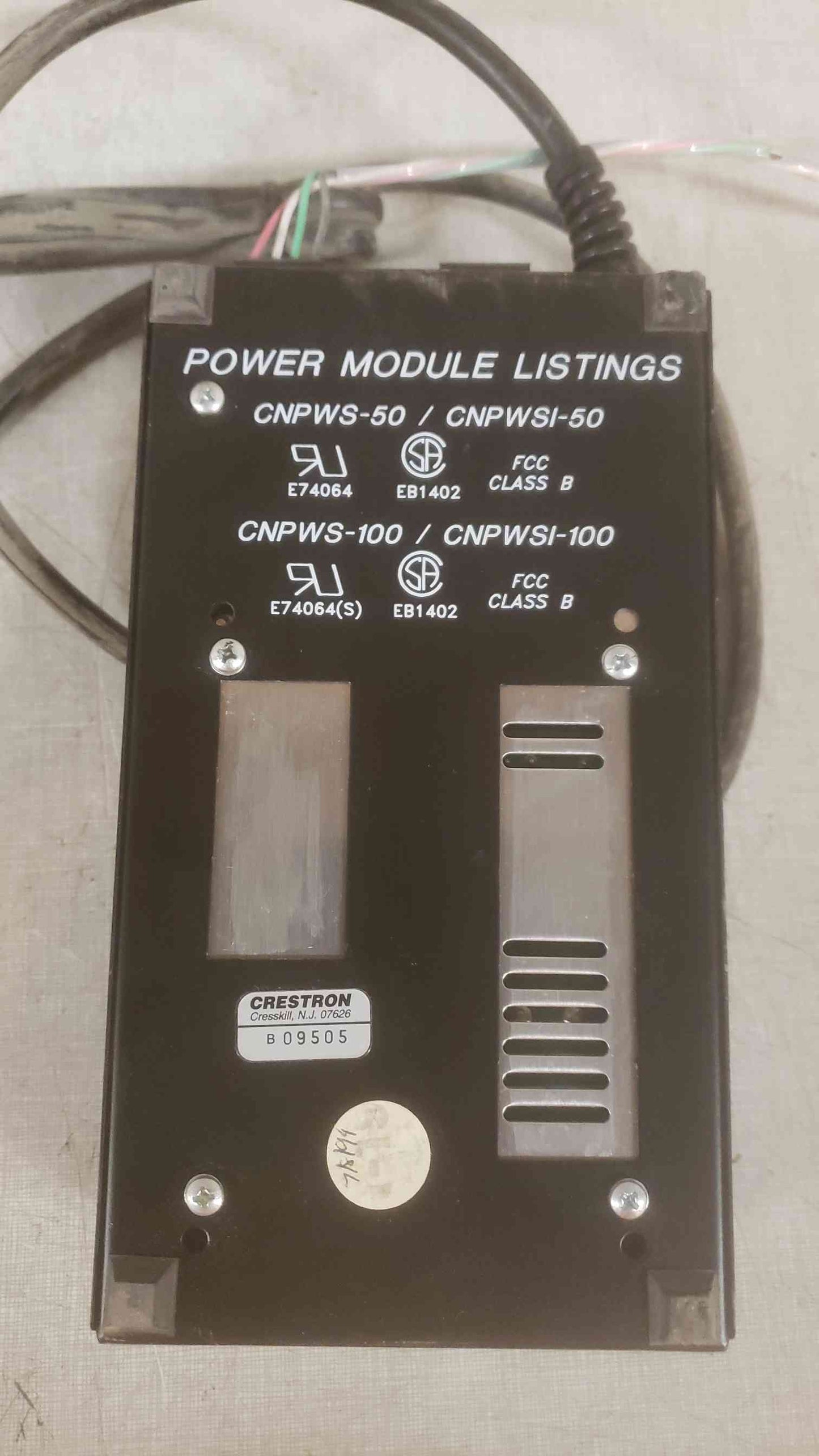 Crestron 120V 50 Watts Power Module CNPWS-50 (SKU: 109966)