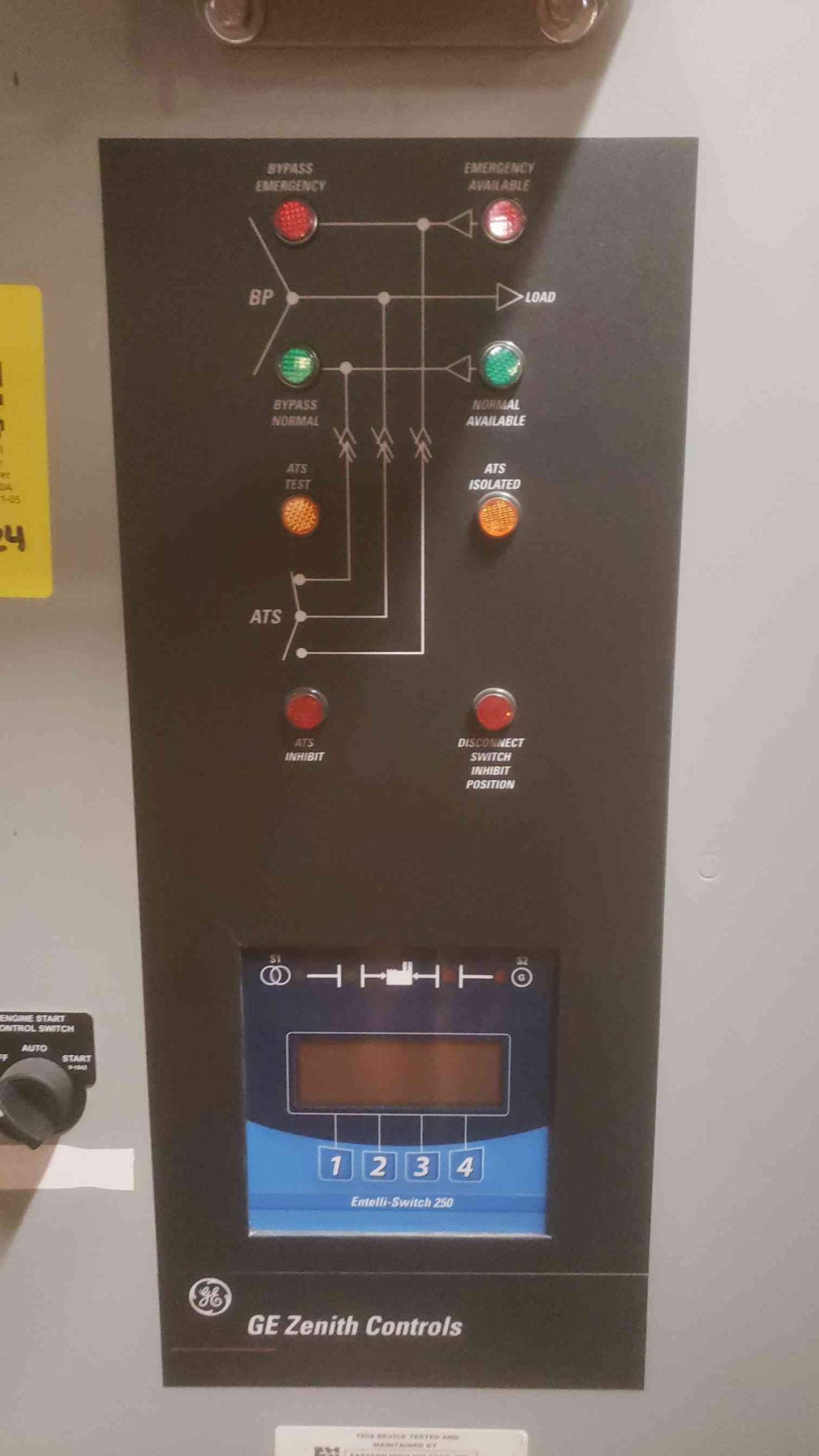 GE Zenith ZTS 800A 480V 3PH Bypass Isolation Transfer Switch ATS ZB1DB08031
