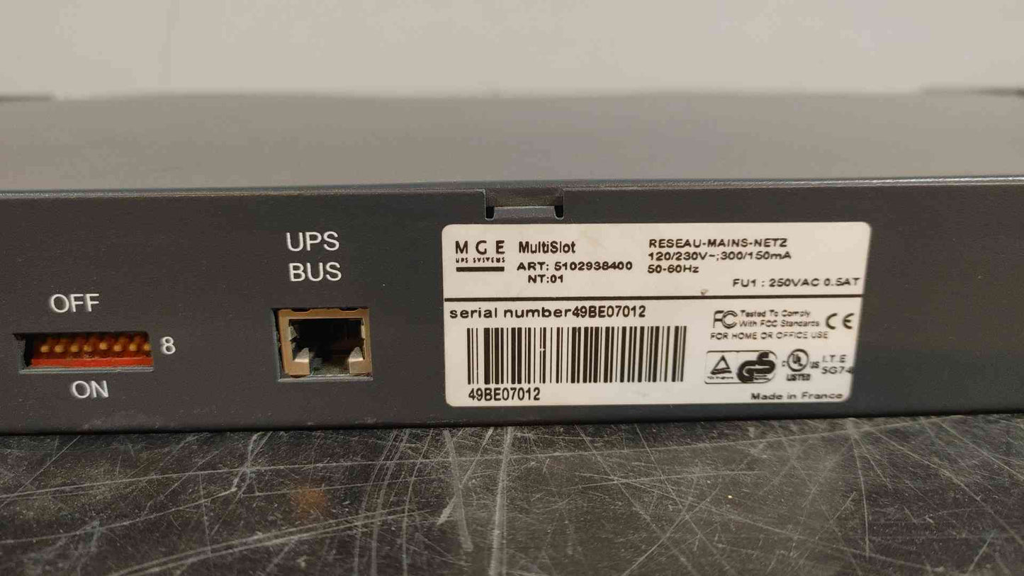 MGE(UPS) Systems MultiSlot(SKU: 110138)
