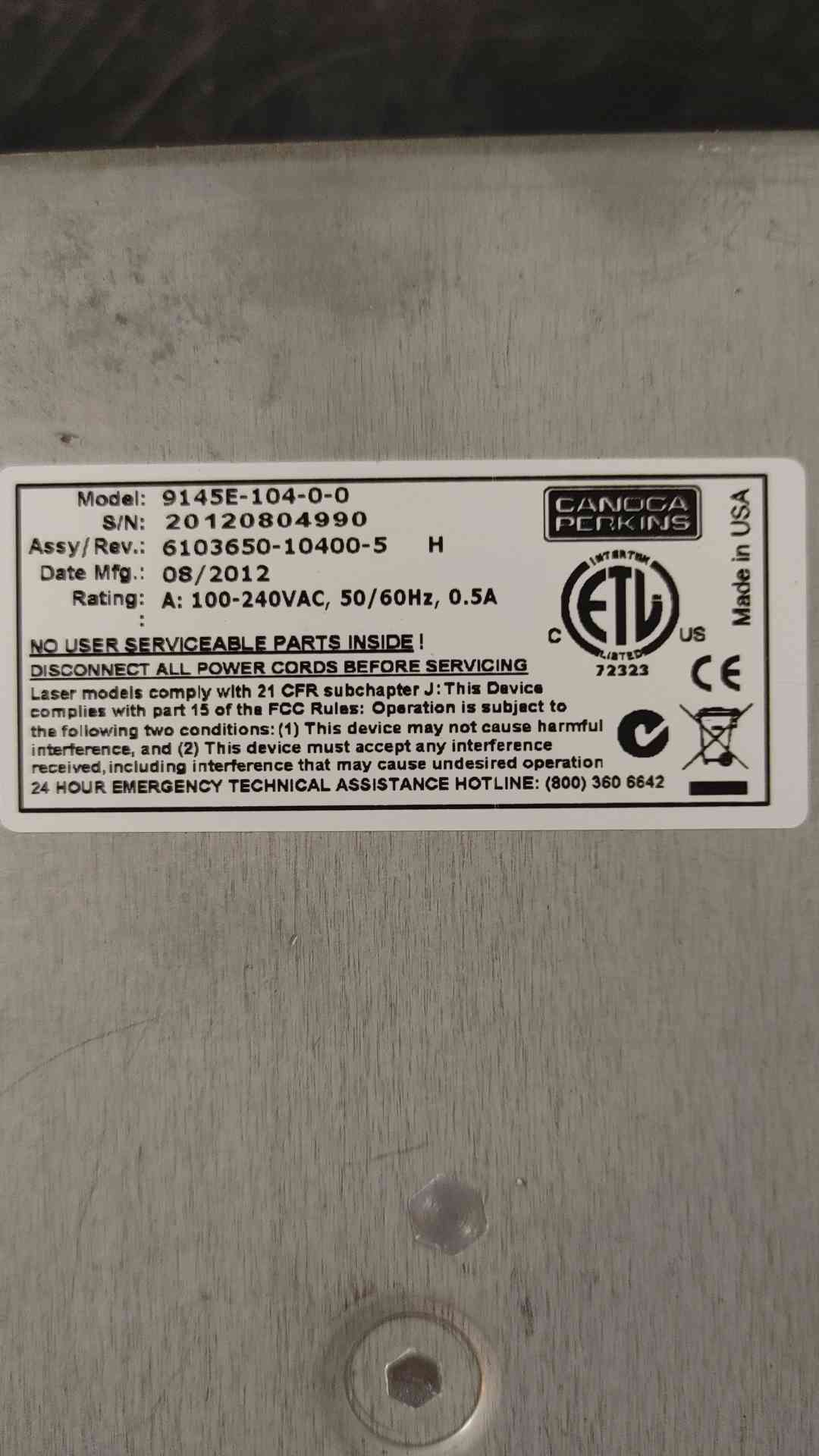 Canova Perkins 9145E-104 Network Interface Device(SKU: 110139)