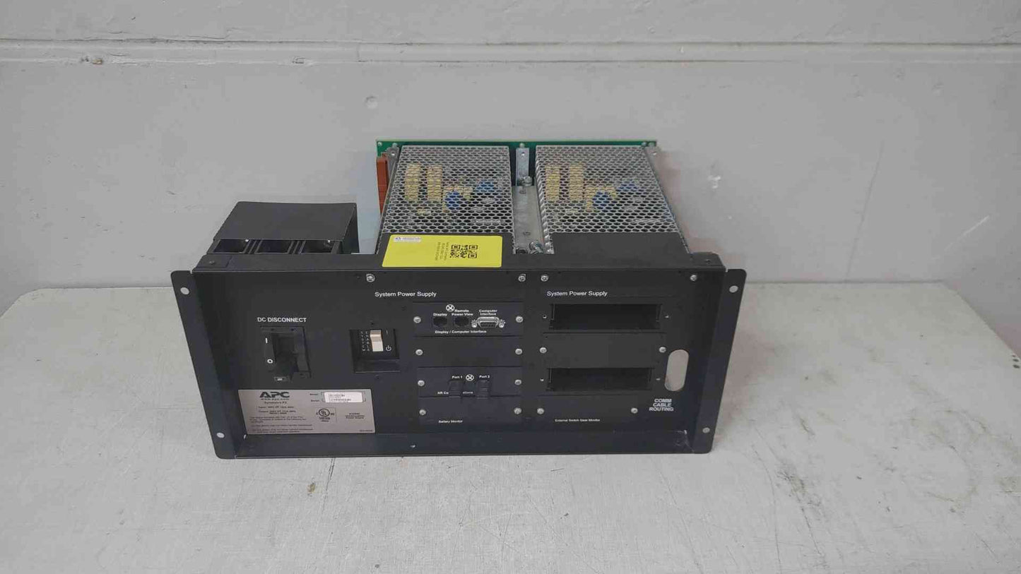 APC Symmetra PX UPS 208V 40KVA SYCF40KF System Power Supply Chassis(103599)