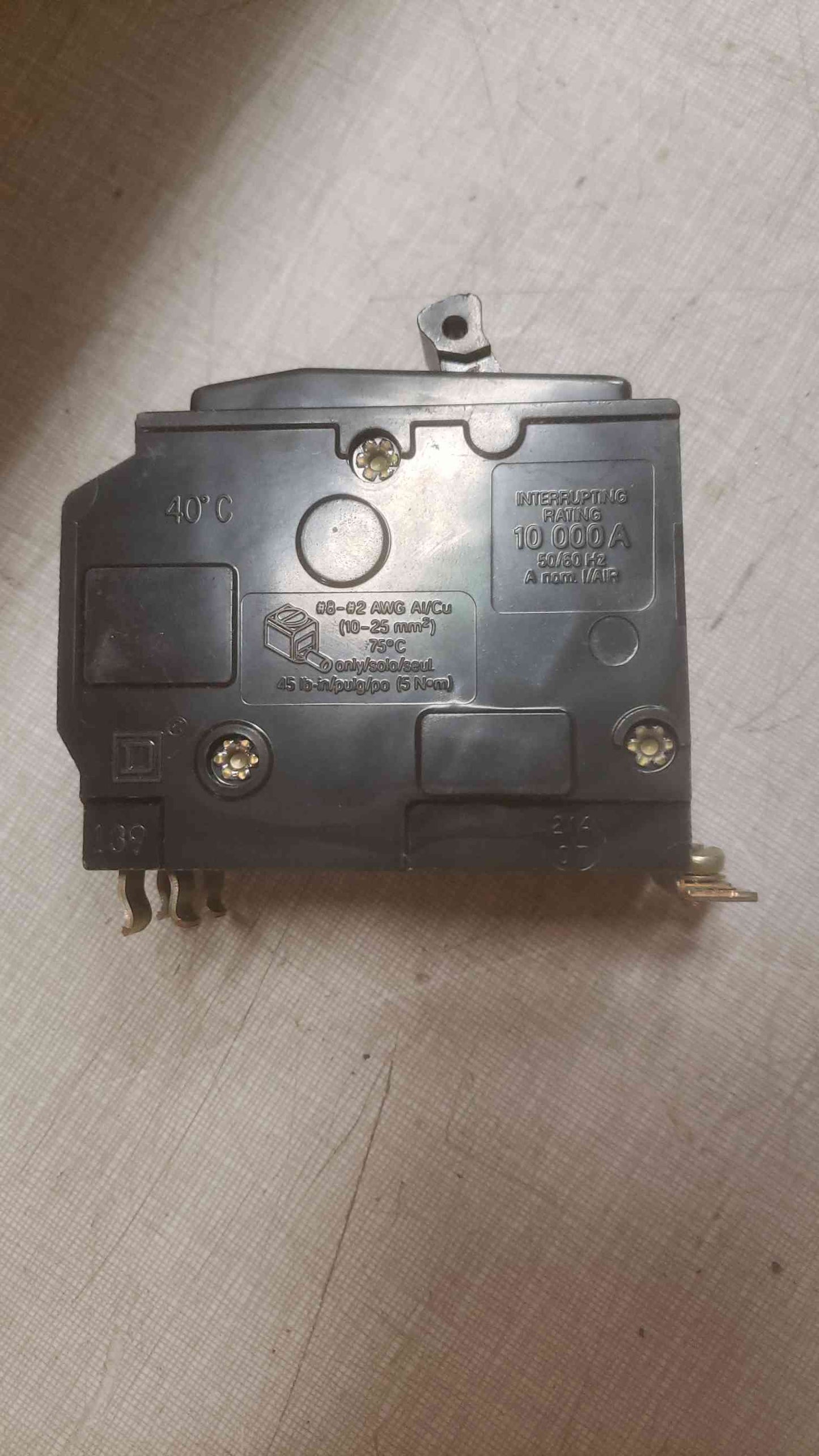 SQUARE D 2Pole 50A 120/240V CIRCUIT BREAKER M-1332(SKU: 110537)