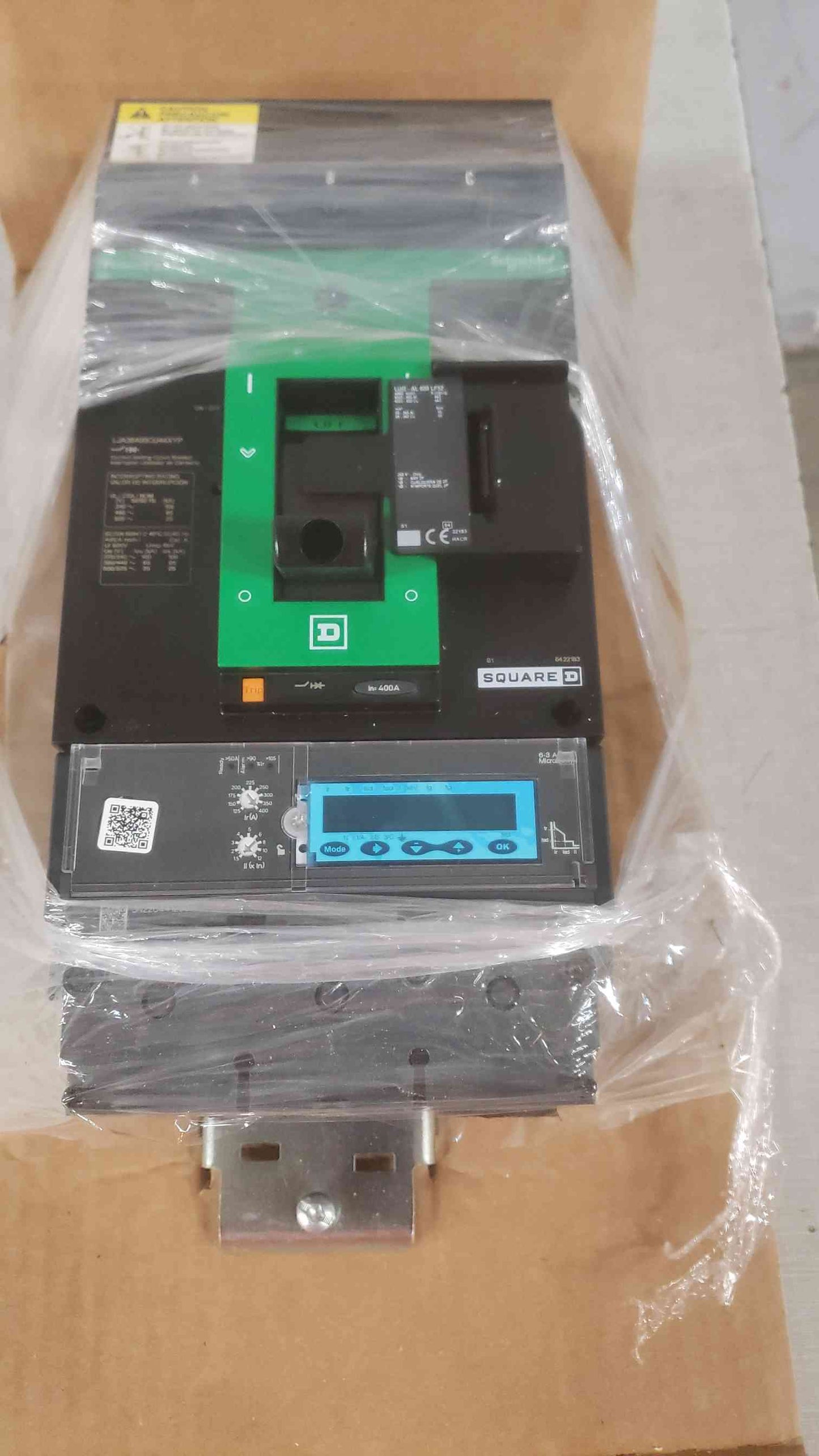 NEW SQUARE D 3PH 400A PowerPact Circuit Breaker LJA36400CU44XYP (SKU: 111147)