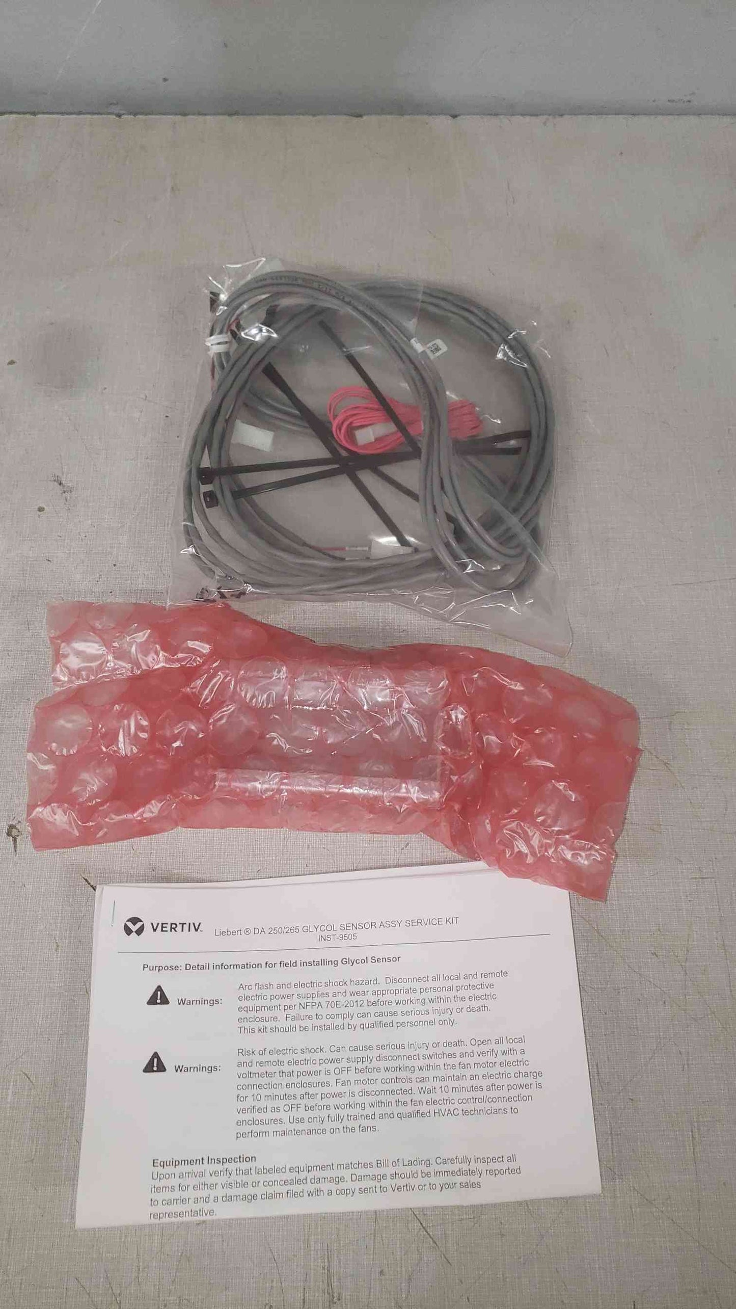 NEW Vertiv Sensor Glycol W/Plug Service Kit 307648P1A (SKU: 111224)