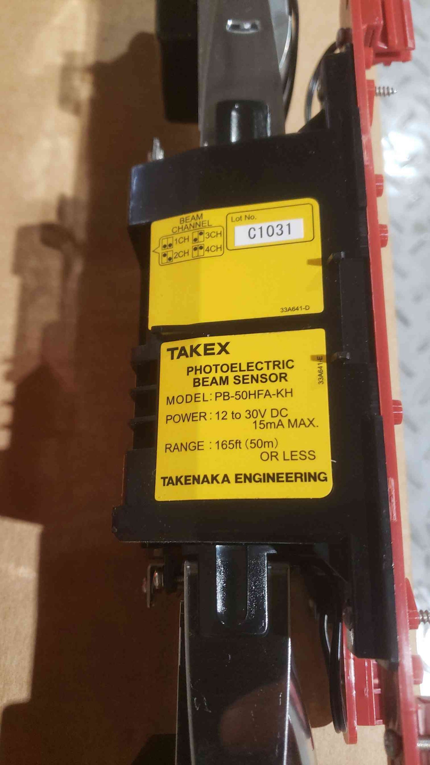 TAKEX Photoelectric Beam Sensor PB-50HFA-KH(SKU: 111310)