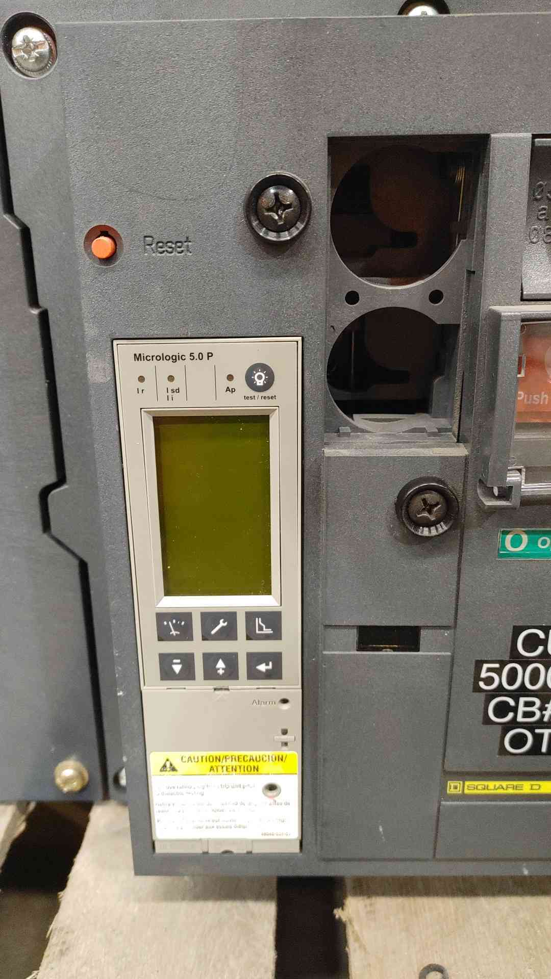 AS IS - SQUARE D Masterpact 5000A Circuit Breaker NW50L1 YA8LLR63A3GFBFXXCA (SKU: 111321)