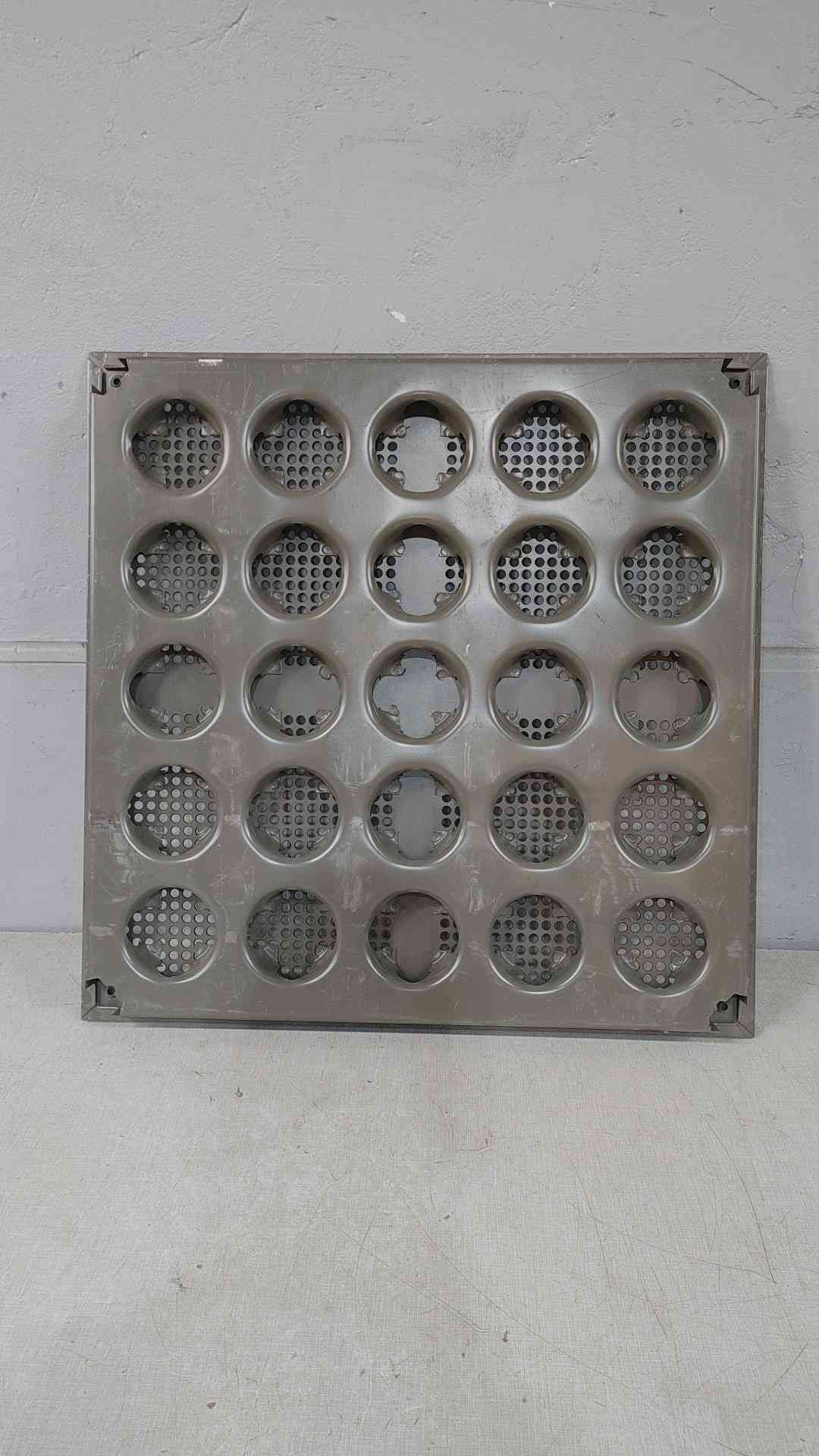 2x2 White Perforated Raised Floor Tile Tate (SKU: 111380)