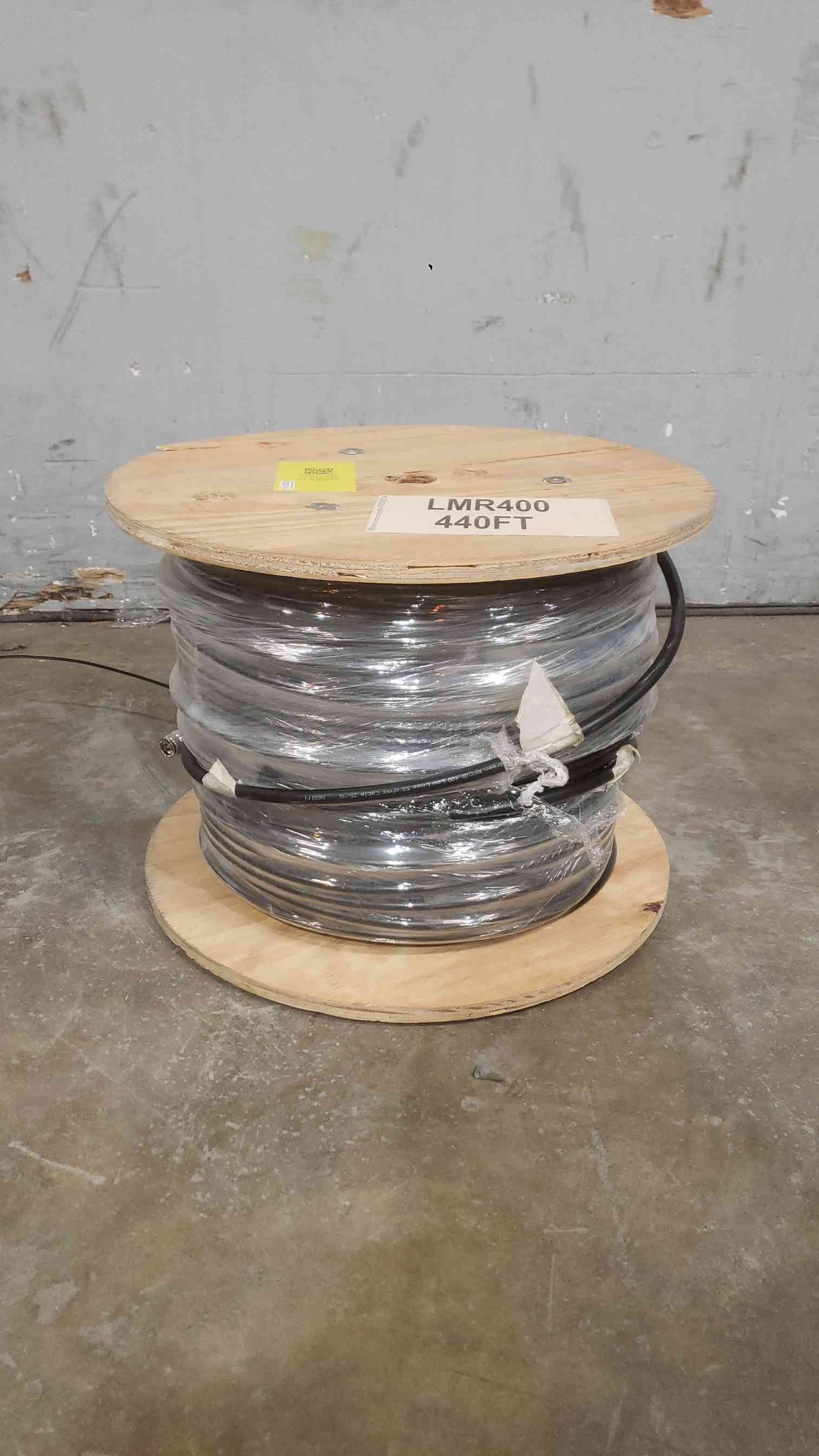 NEW Times Microwave 440FT Low-Loss Flexible Outdoor Rated Coax Roll LMR400 (SKU: 111568)