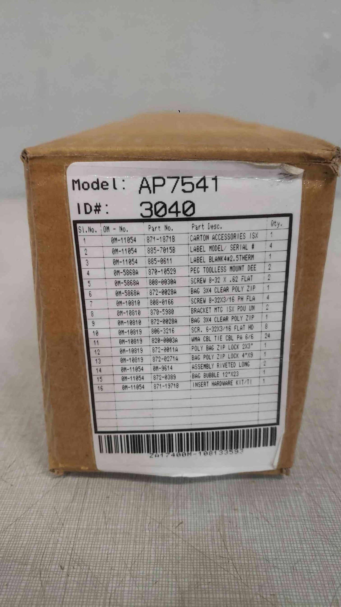 NEW APC PDU Strip Mounting Brackets  For AP7541 (SKU: 111662)