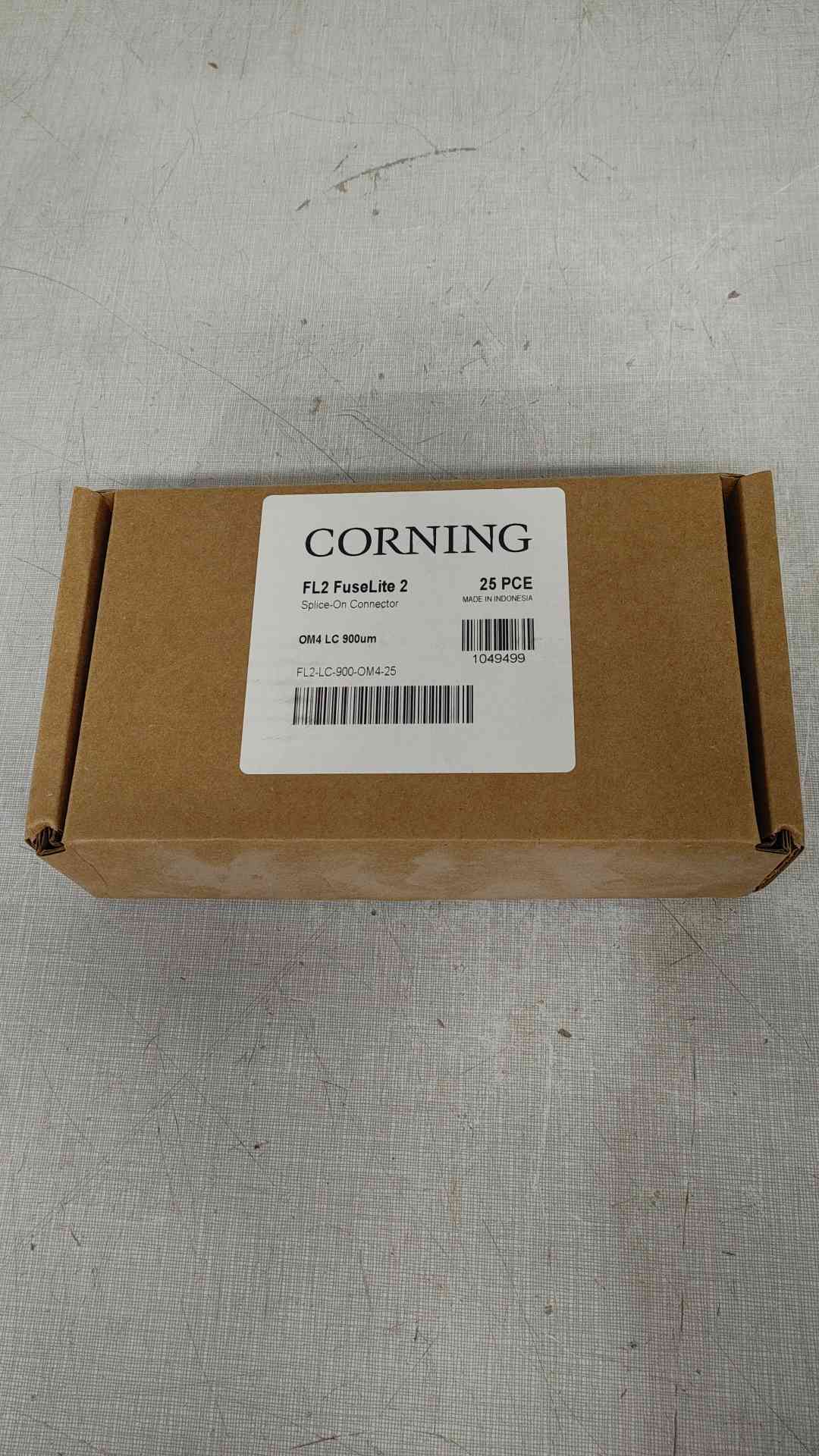 New Corning FuseLite 2 LC 900-OM4 splice-on fiber optic connector(box of 25)(SKU: 111677)